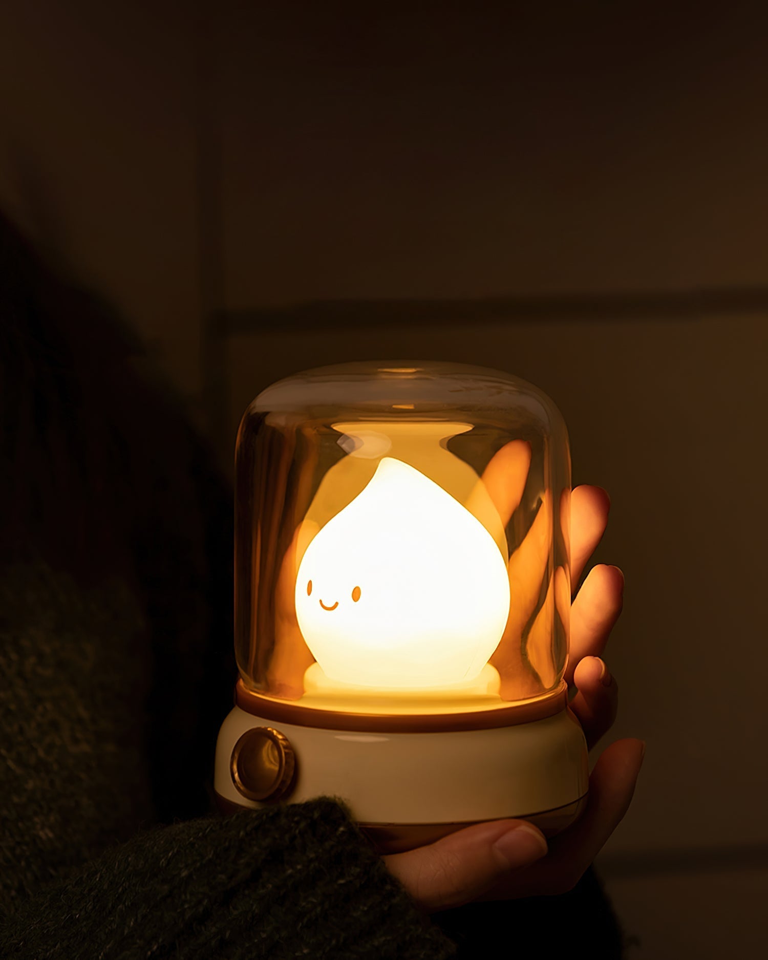 LED-Flammenfigur Tischlampe