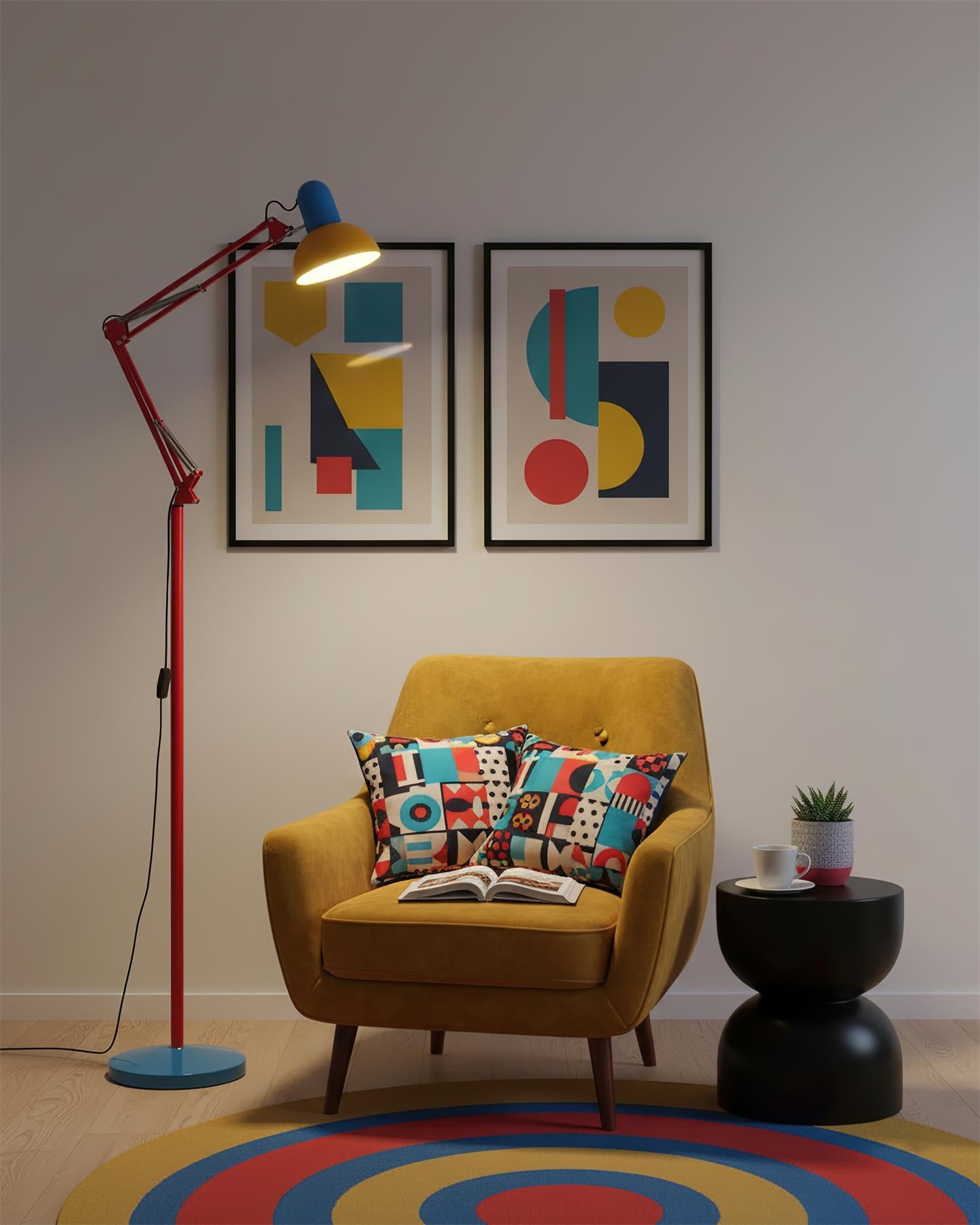 Stehlampe für Zuhause, Büro und Schlafzimmer