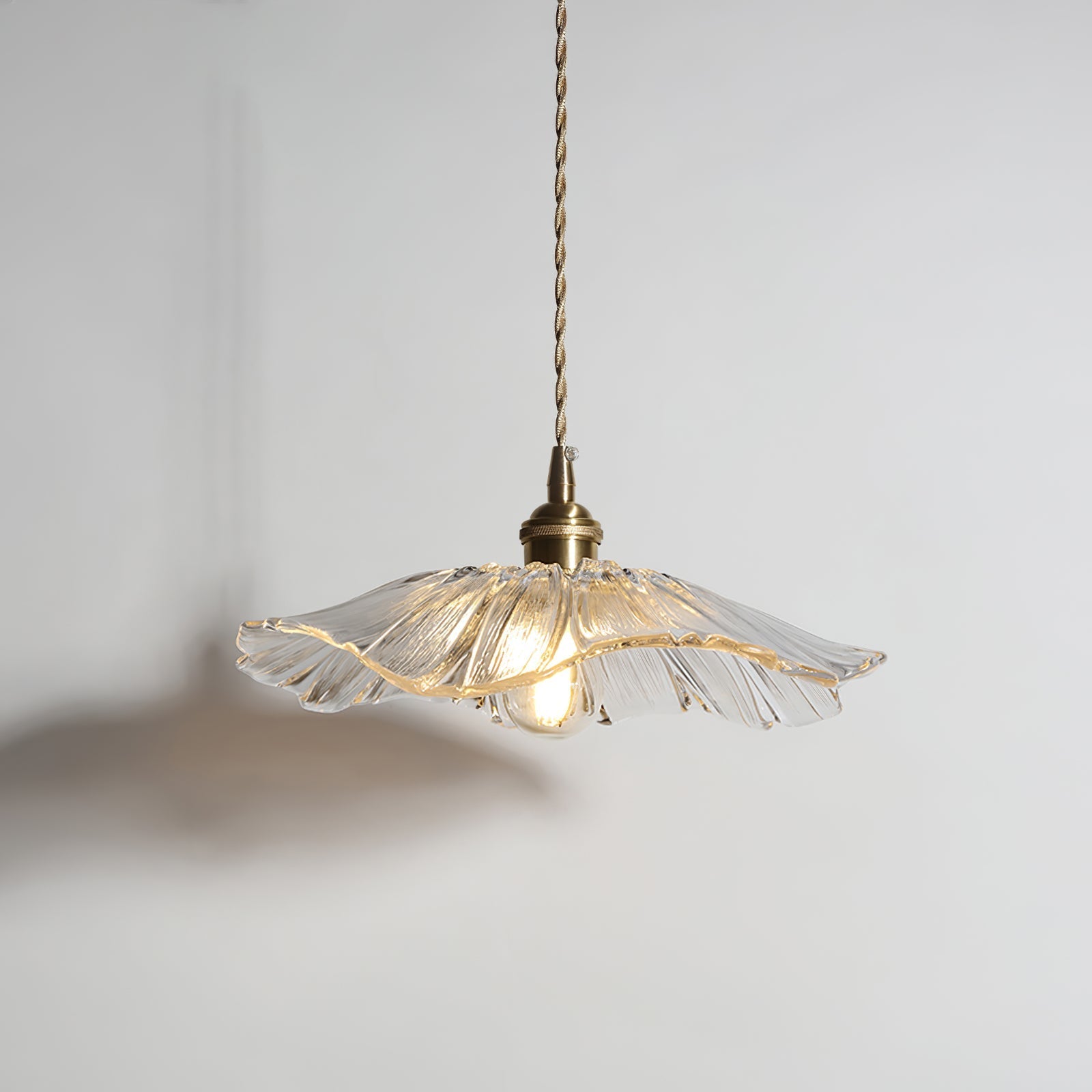 Glasblumen Pendelleuchte