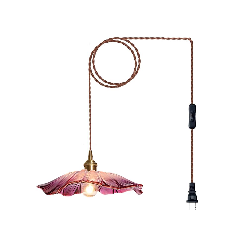 Glasblumen Pendelleuchte