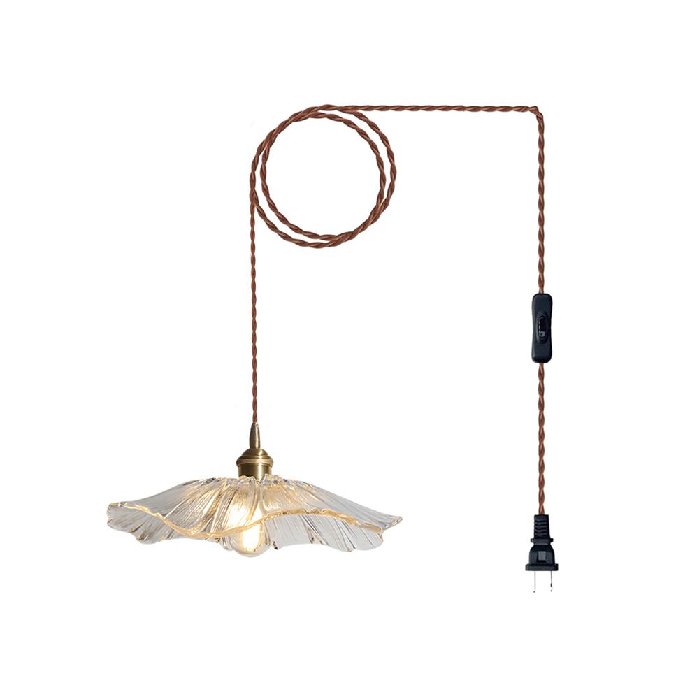Glasblumen Pendelleuchte