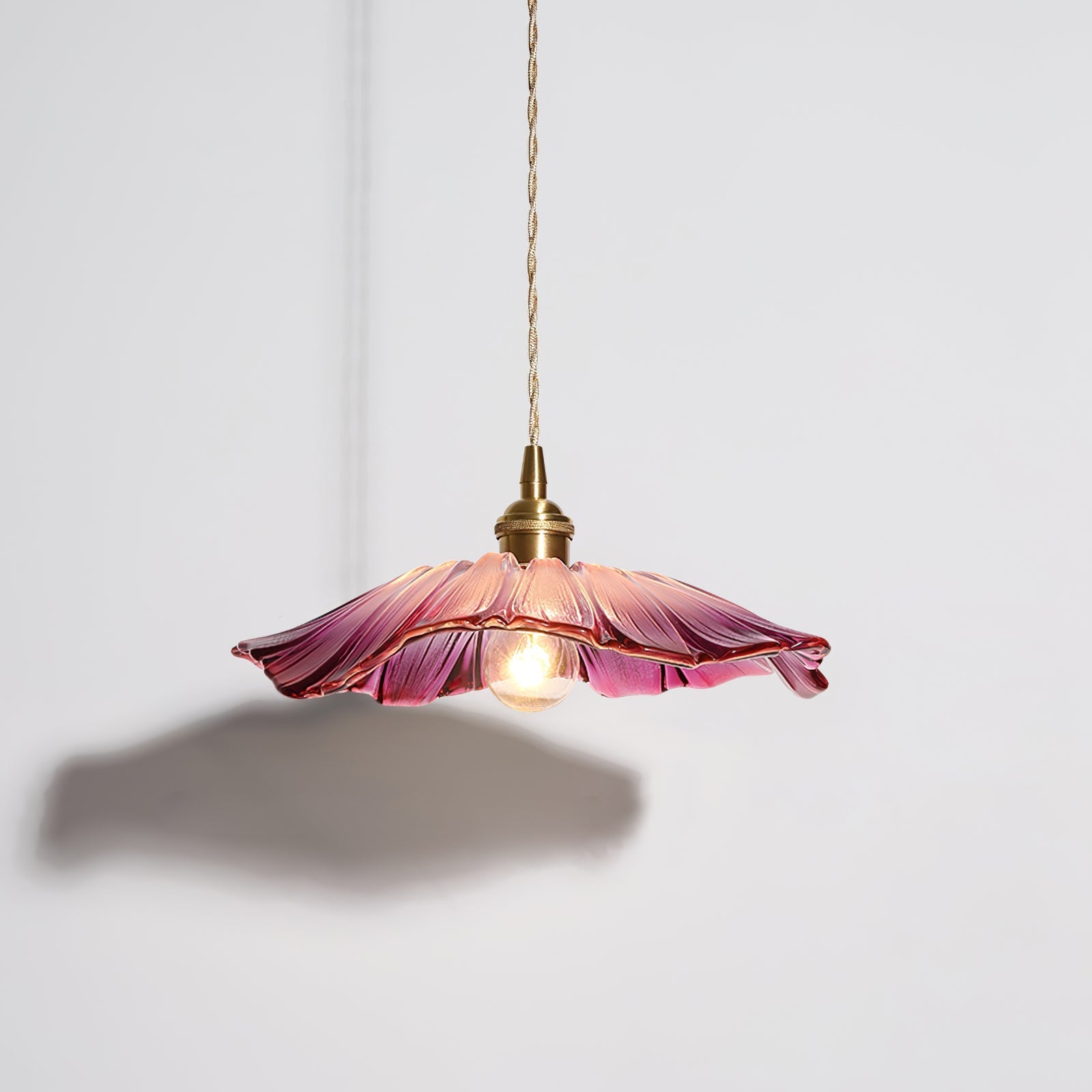 Glasblumen Pendelleuchte