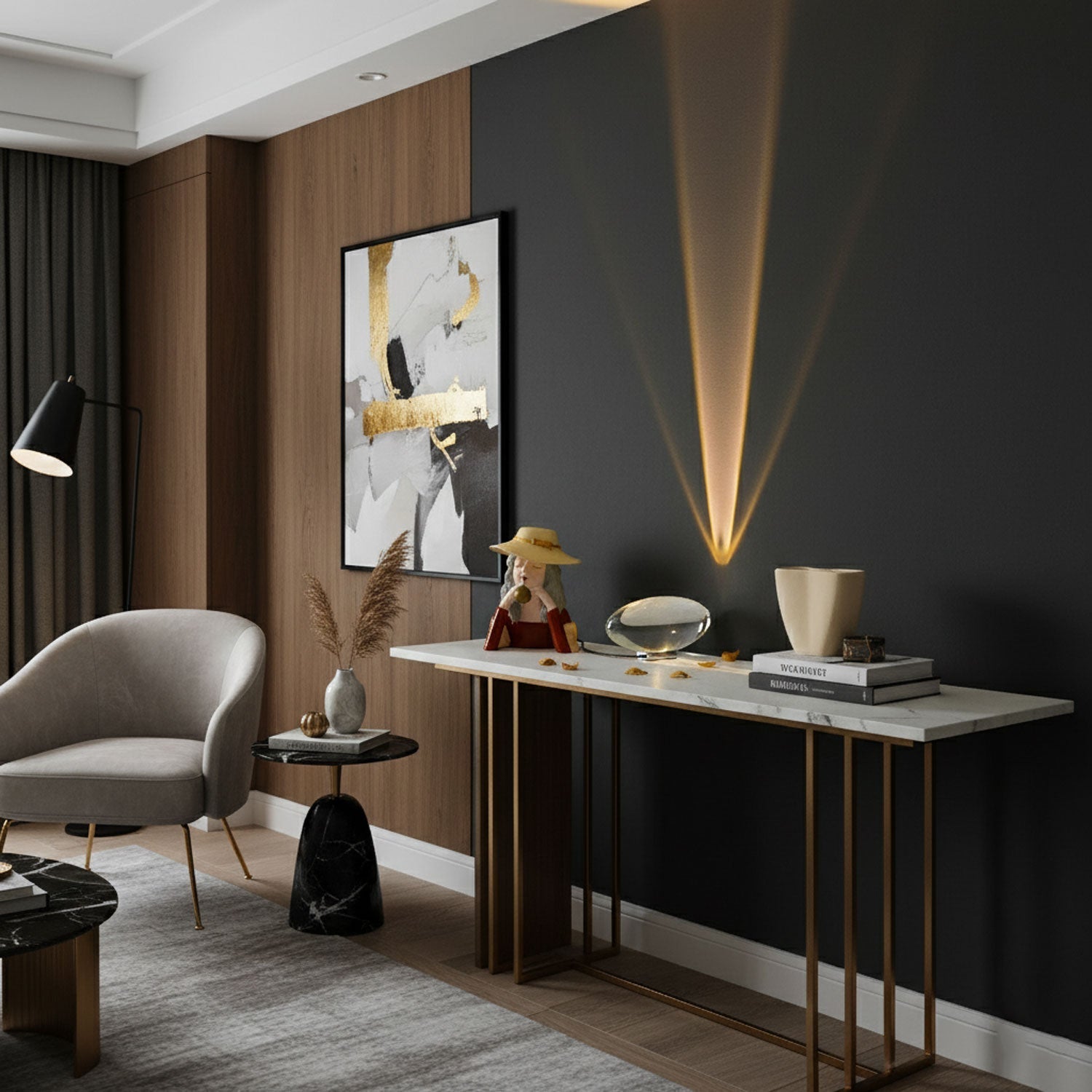 Ovale Kristall Tischleuchte | LED