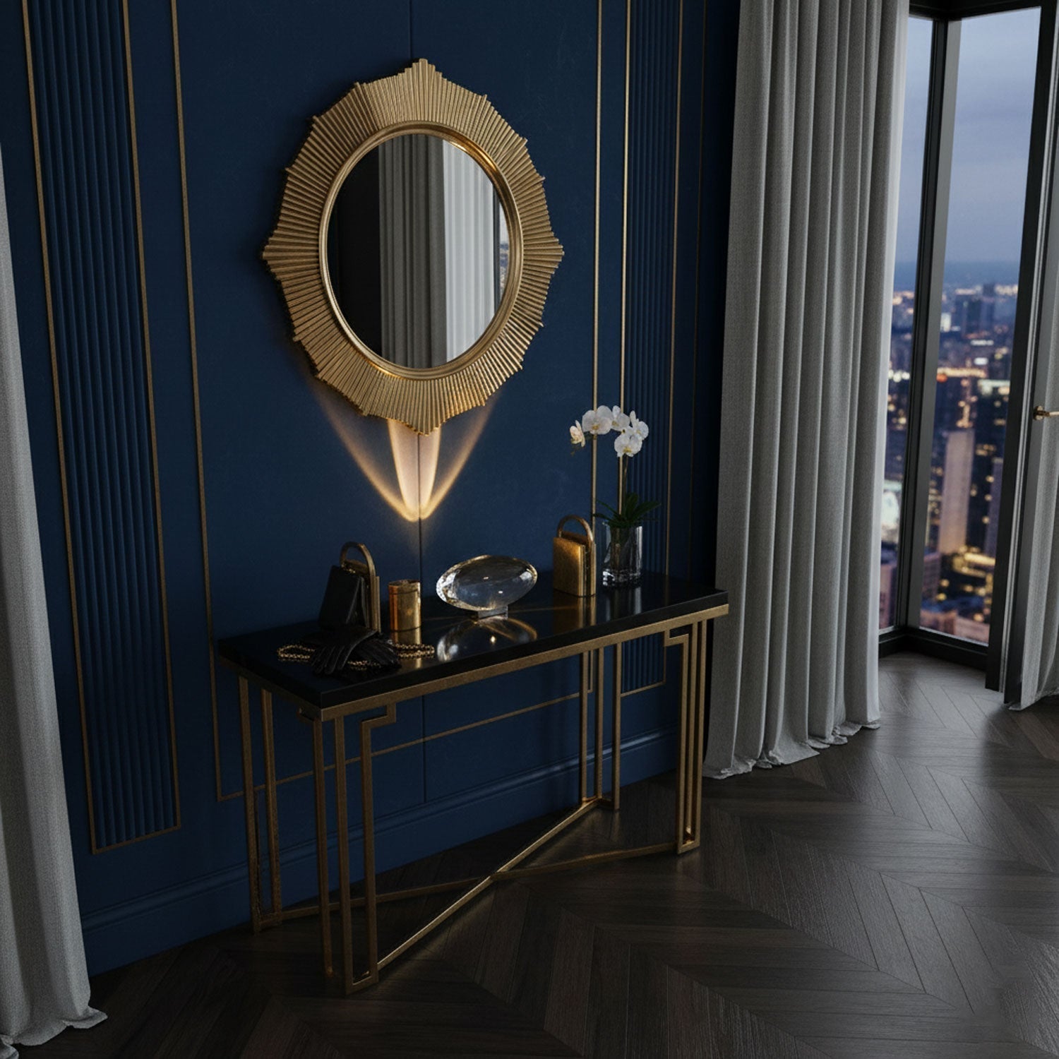 Ovale Kristall Tischleuchte | LED