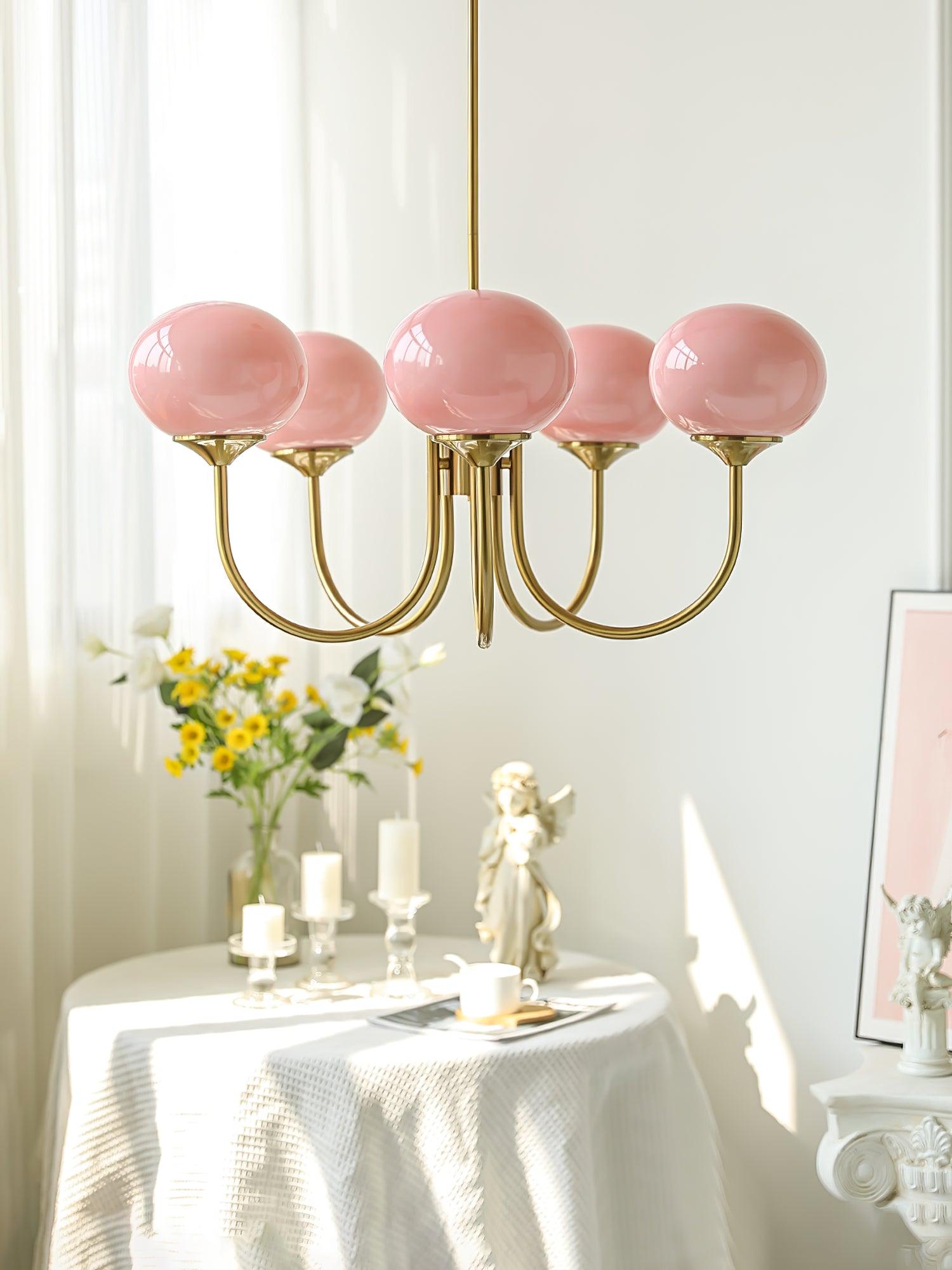 Kronleuchter mit Marshmallow-Form
