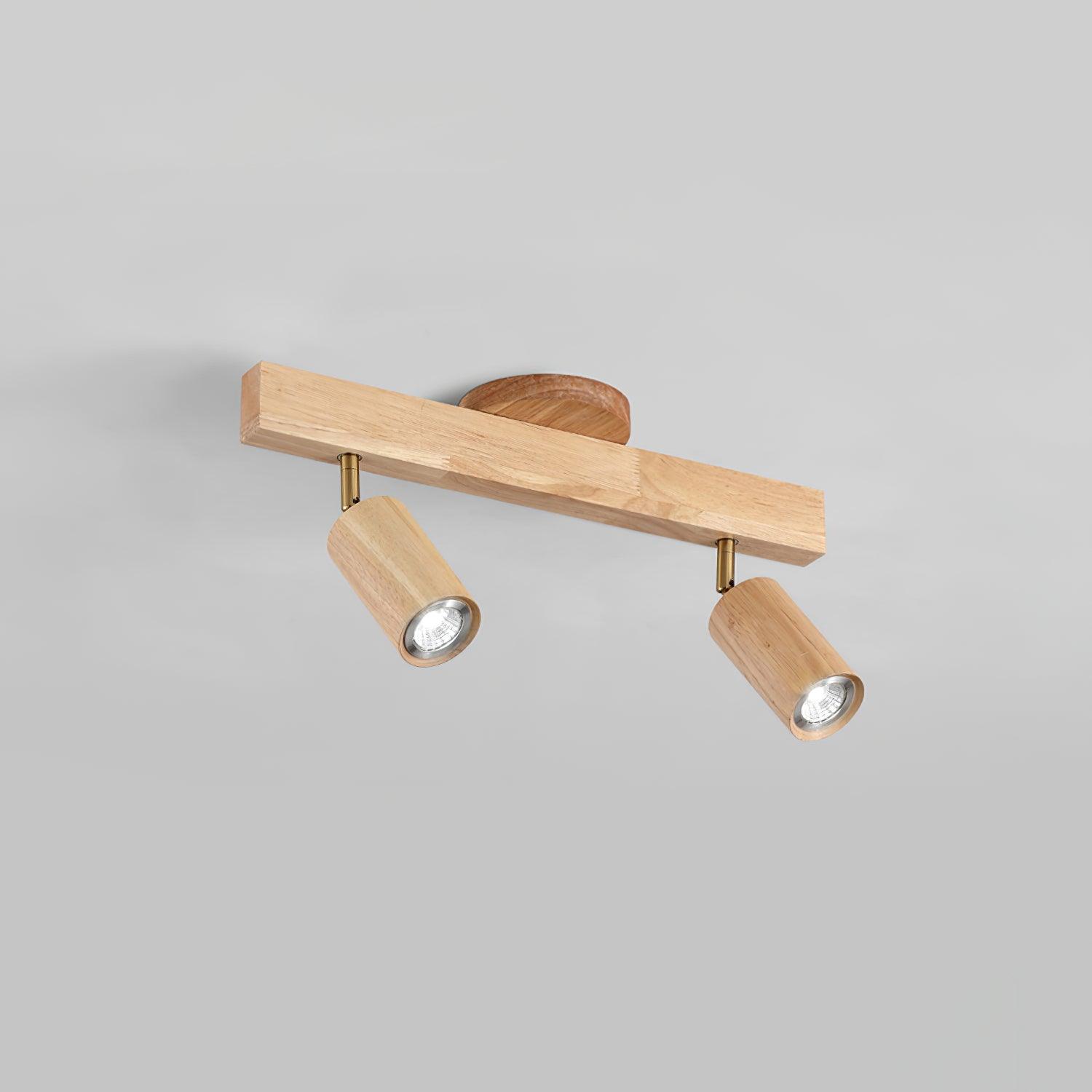 Innere Holzschienen-Deckenleuchten