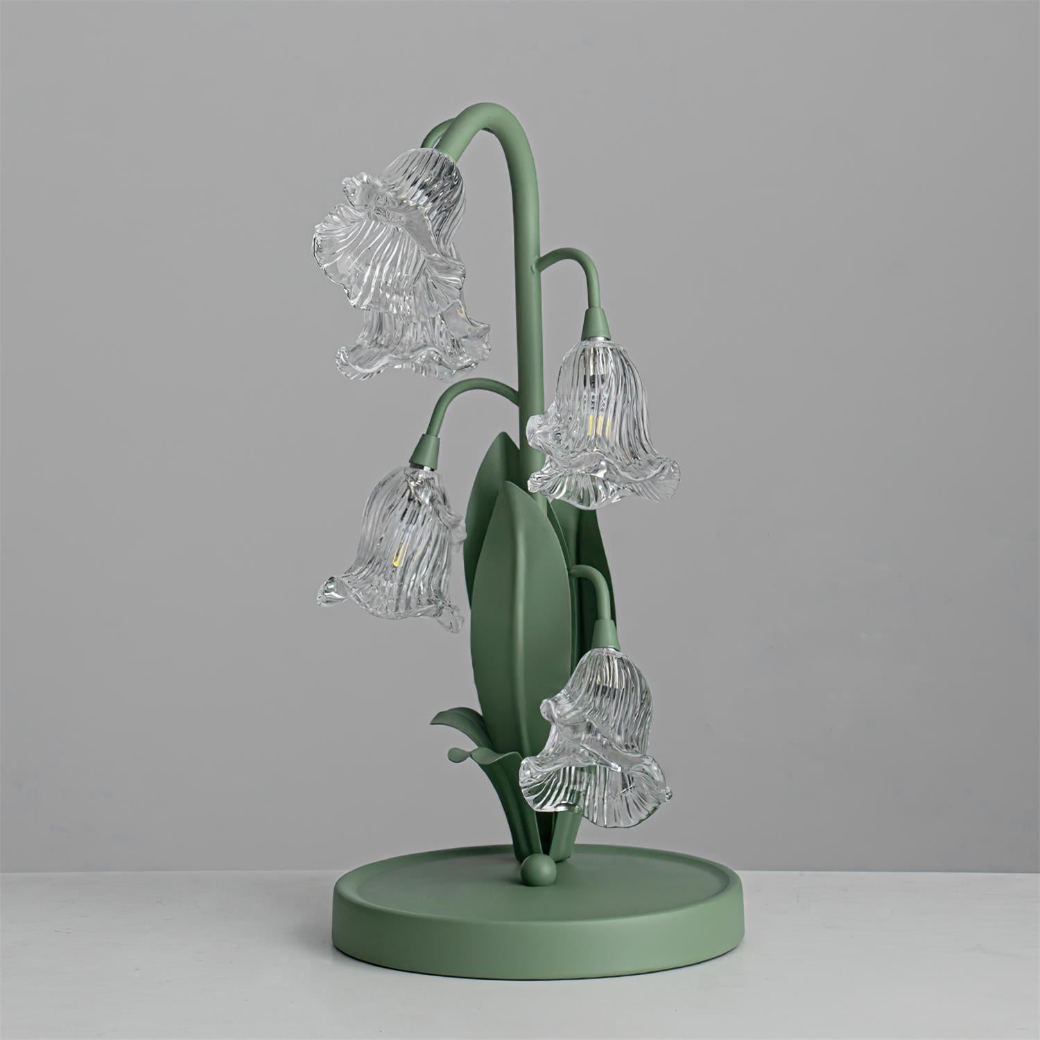 Blühende Blumen Tischlampe