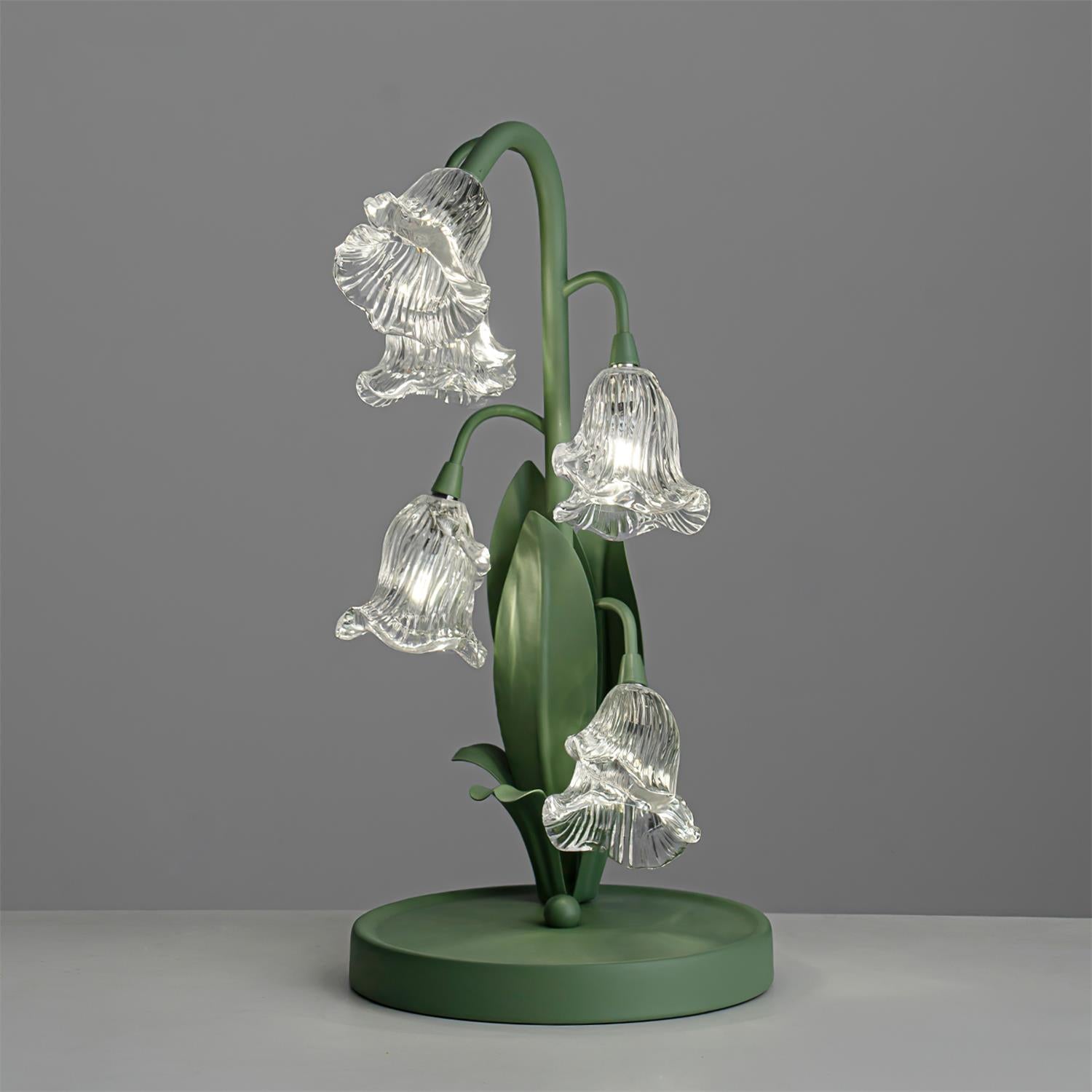 Blühende Blumen Tischlampe