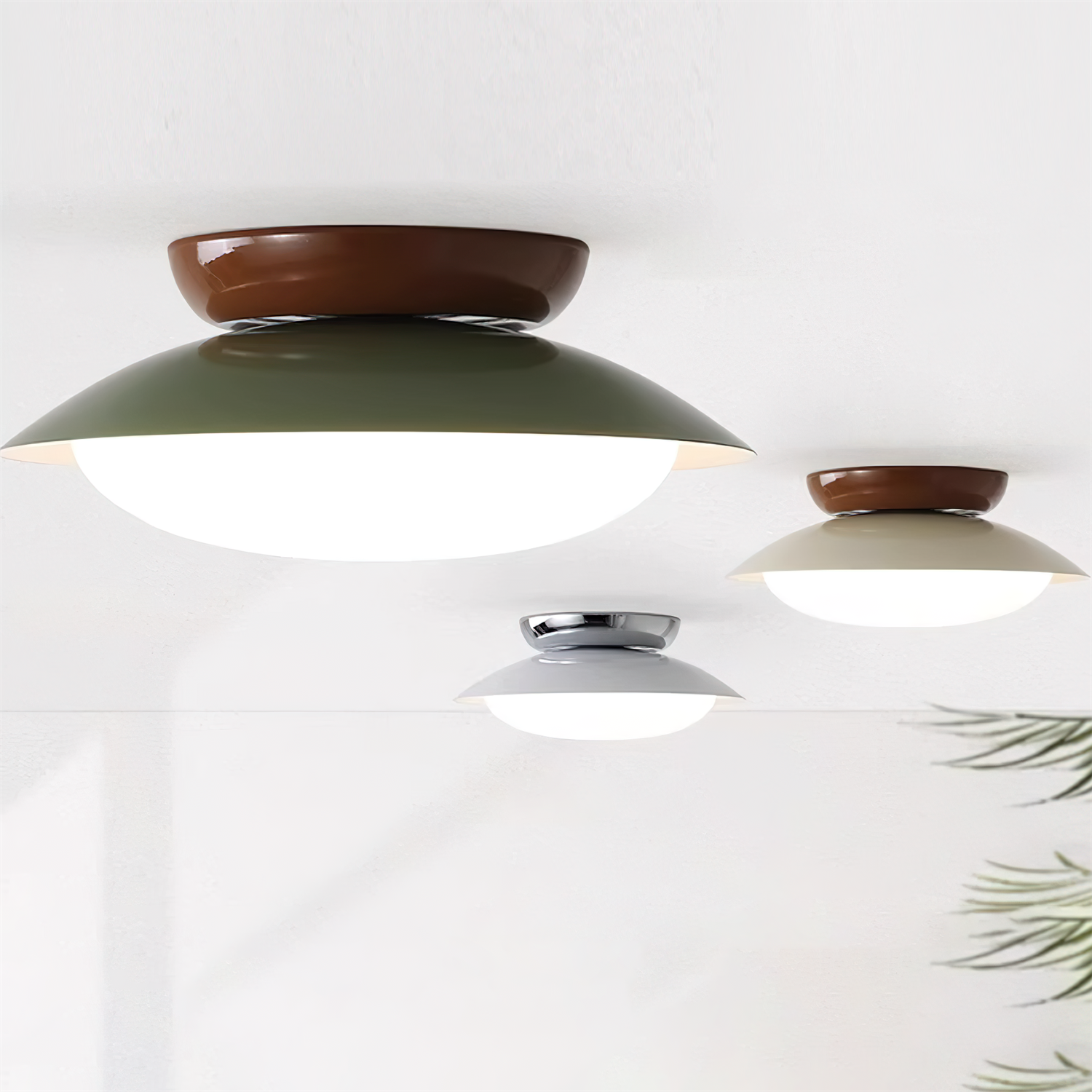 Kuppelförmige LED-Deckenleuchte