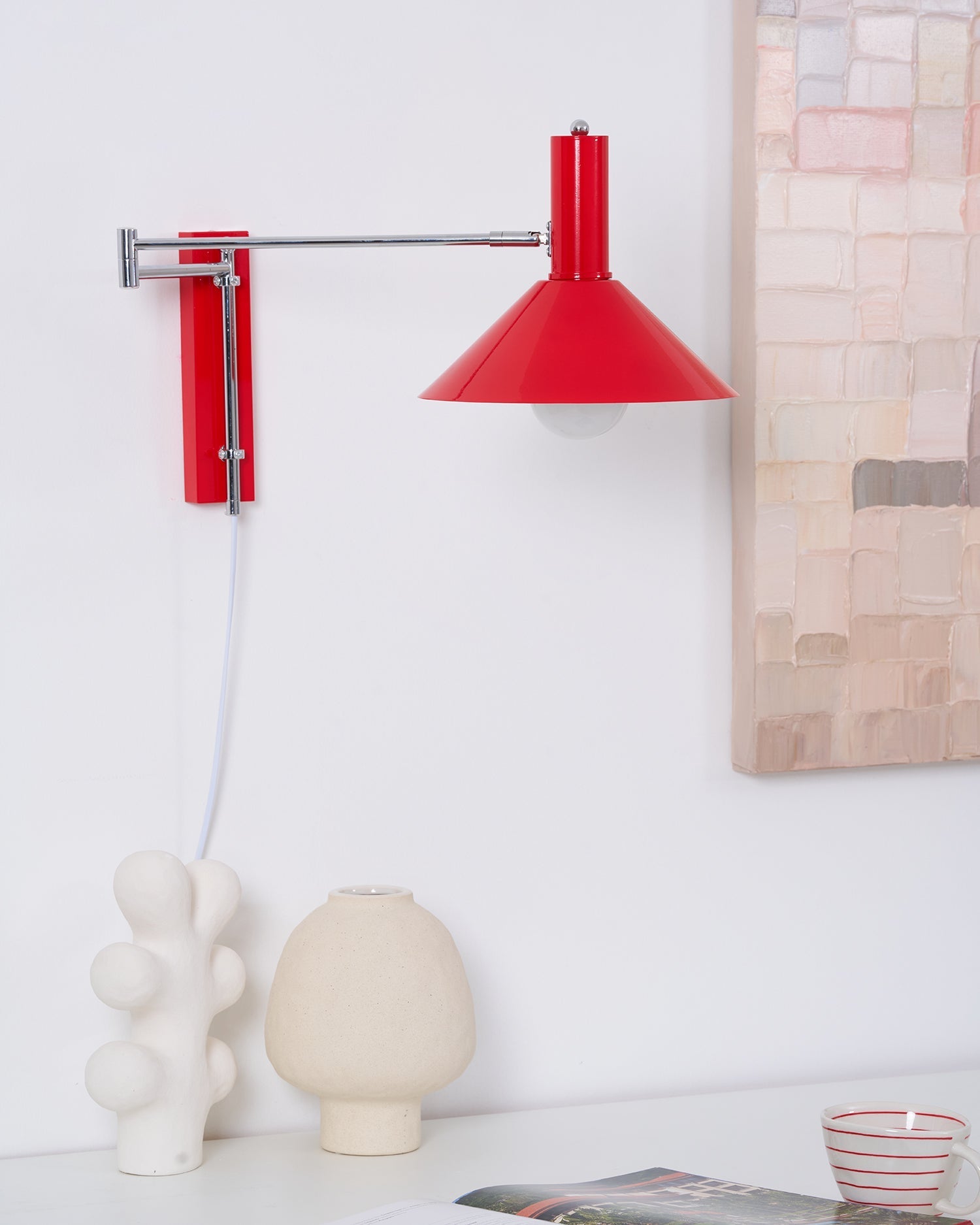 Verstellbare Schwenk-Wandlampe