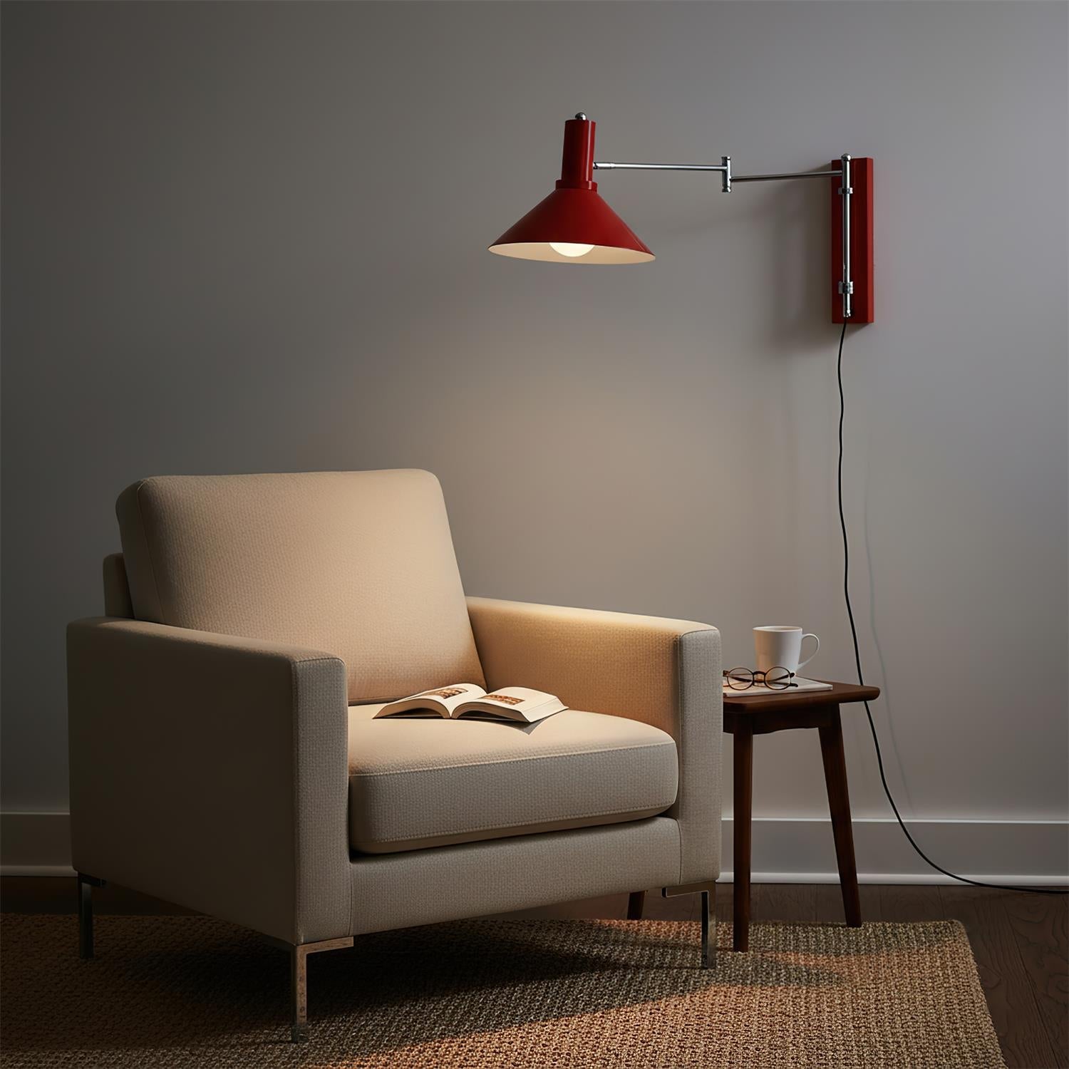 Verstellbare Schwenk-Wandlampe