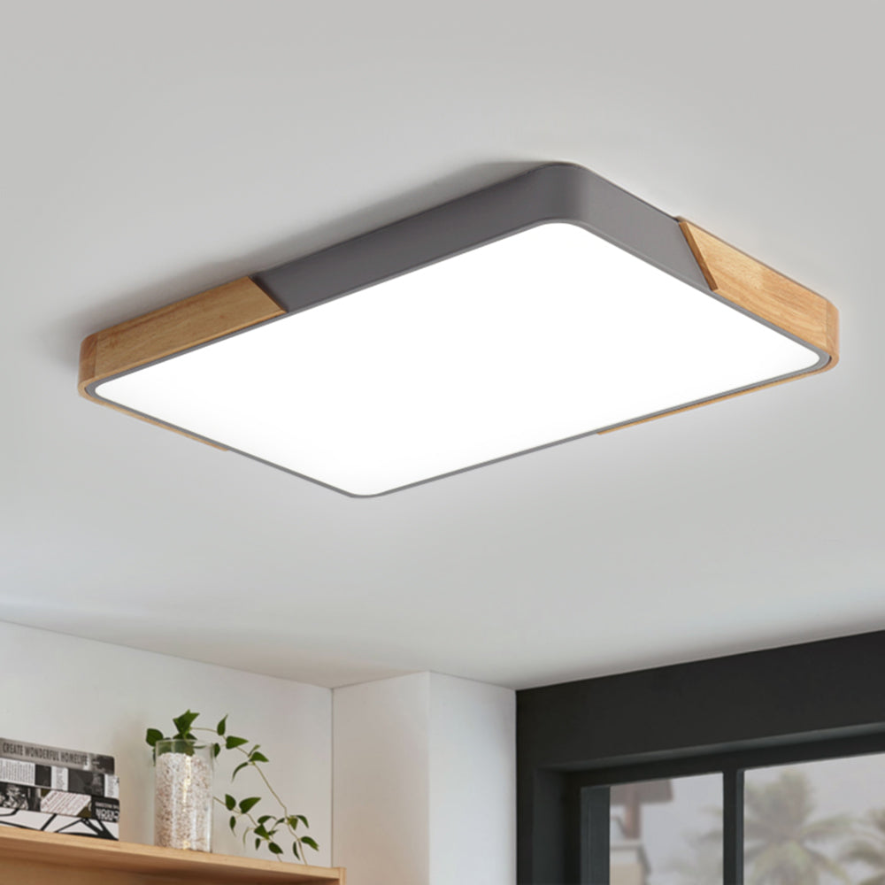 Rechteckige LED-Deckenleuchte