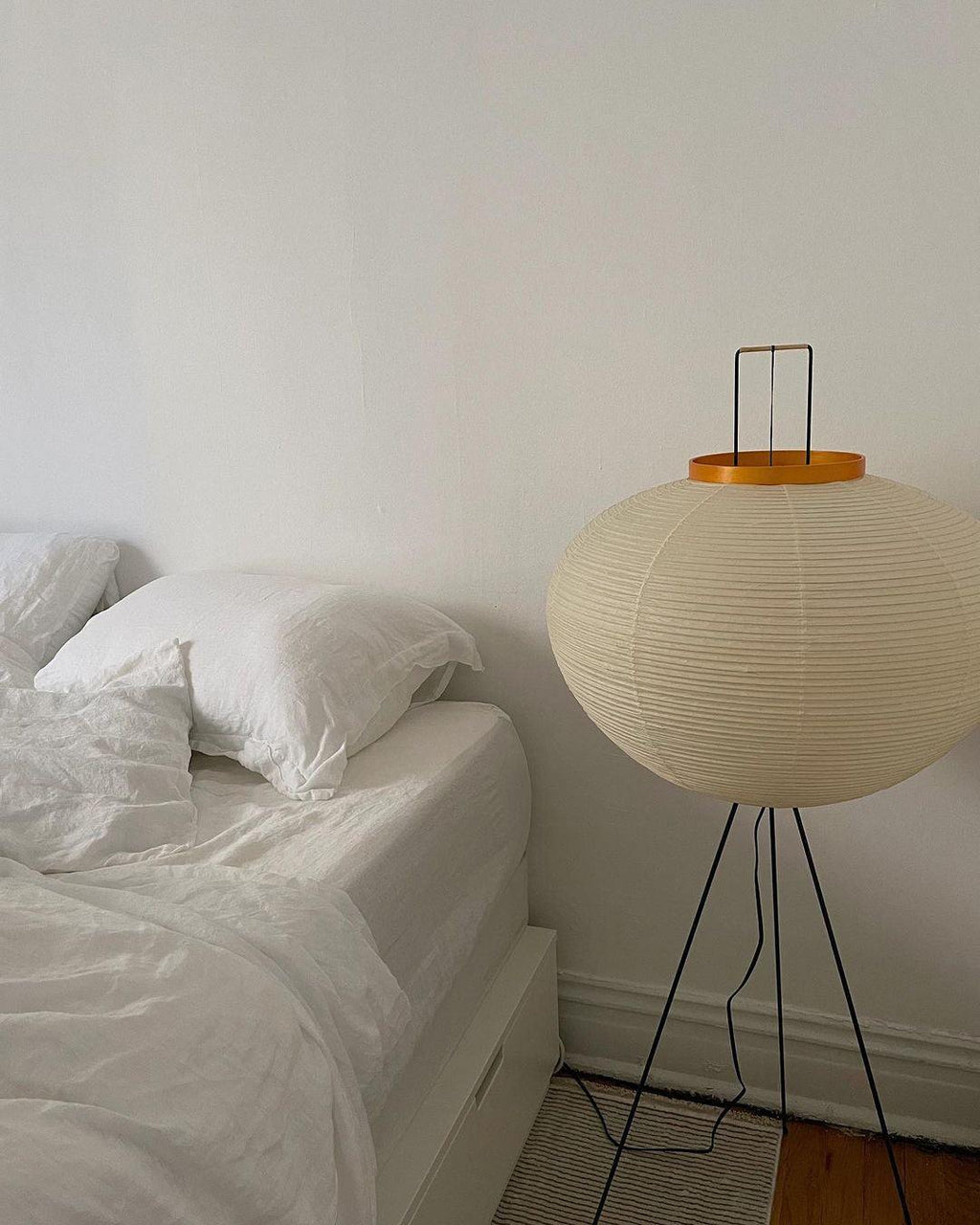 Reispapier Stehlampe | Wohnzimmer