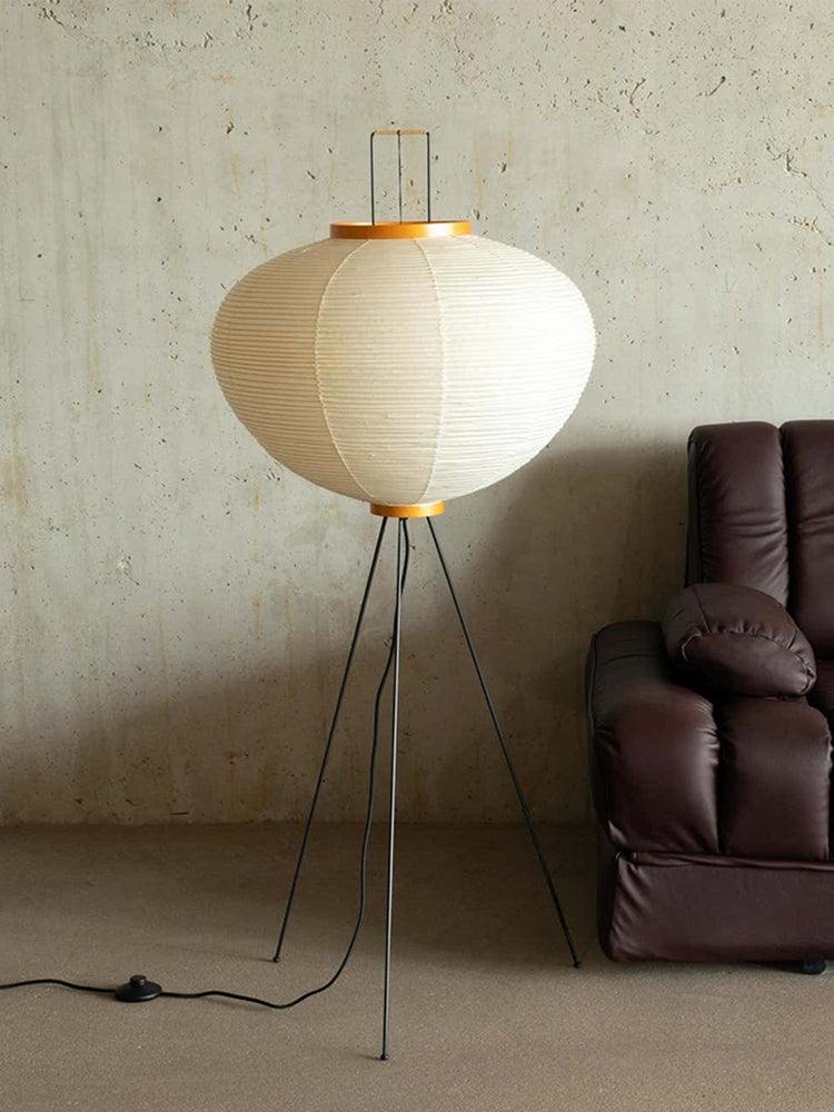 Reispapier Stehlampe | Wohnzimmer