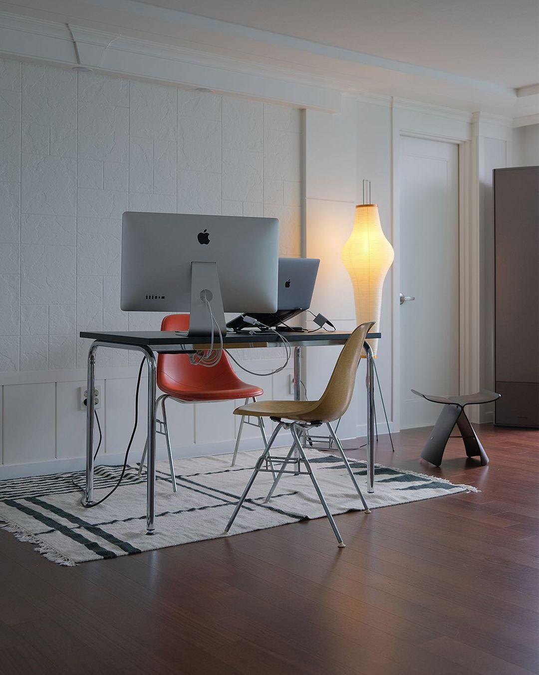 Reispapier Stehlampe | Wohnzimmer