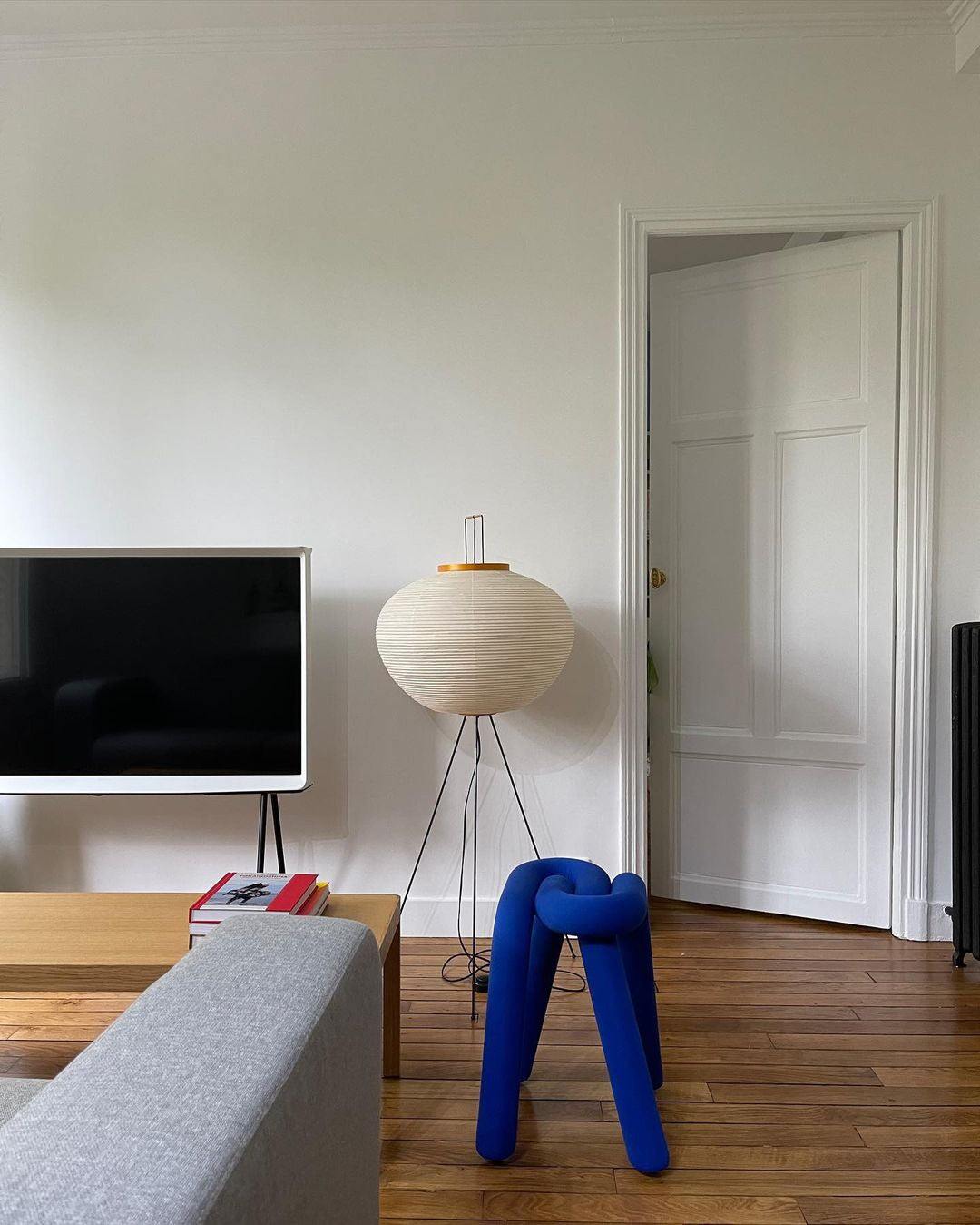 Reispapier Stehlampe | Wohnzimmer