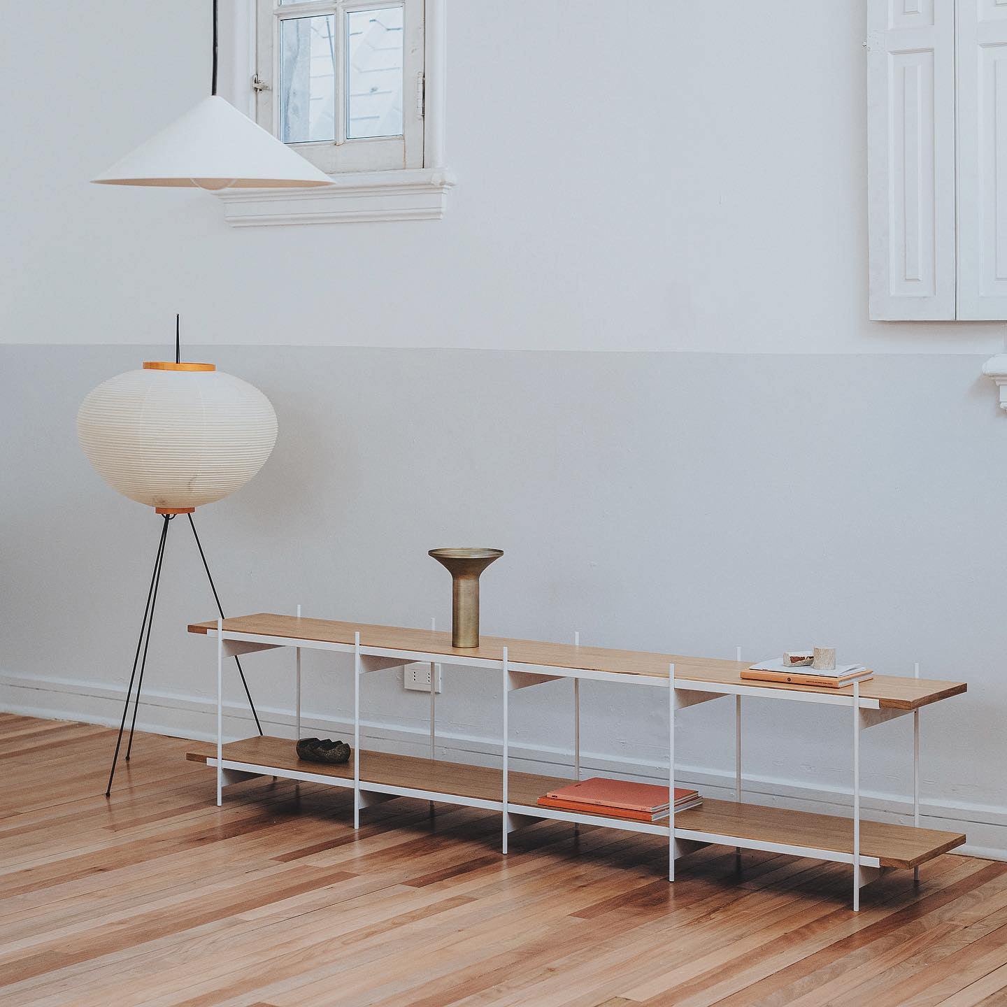 Reispapier Stehlampe | Wohnzimmer