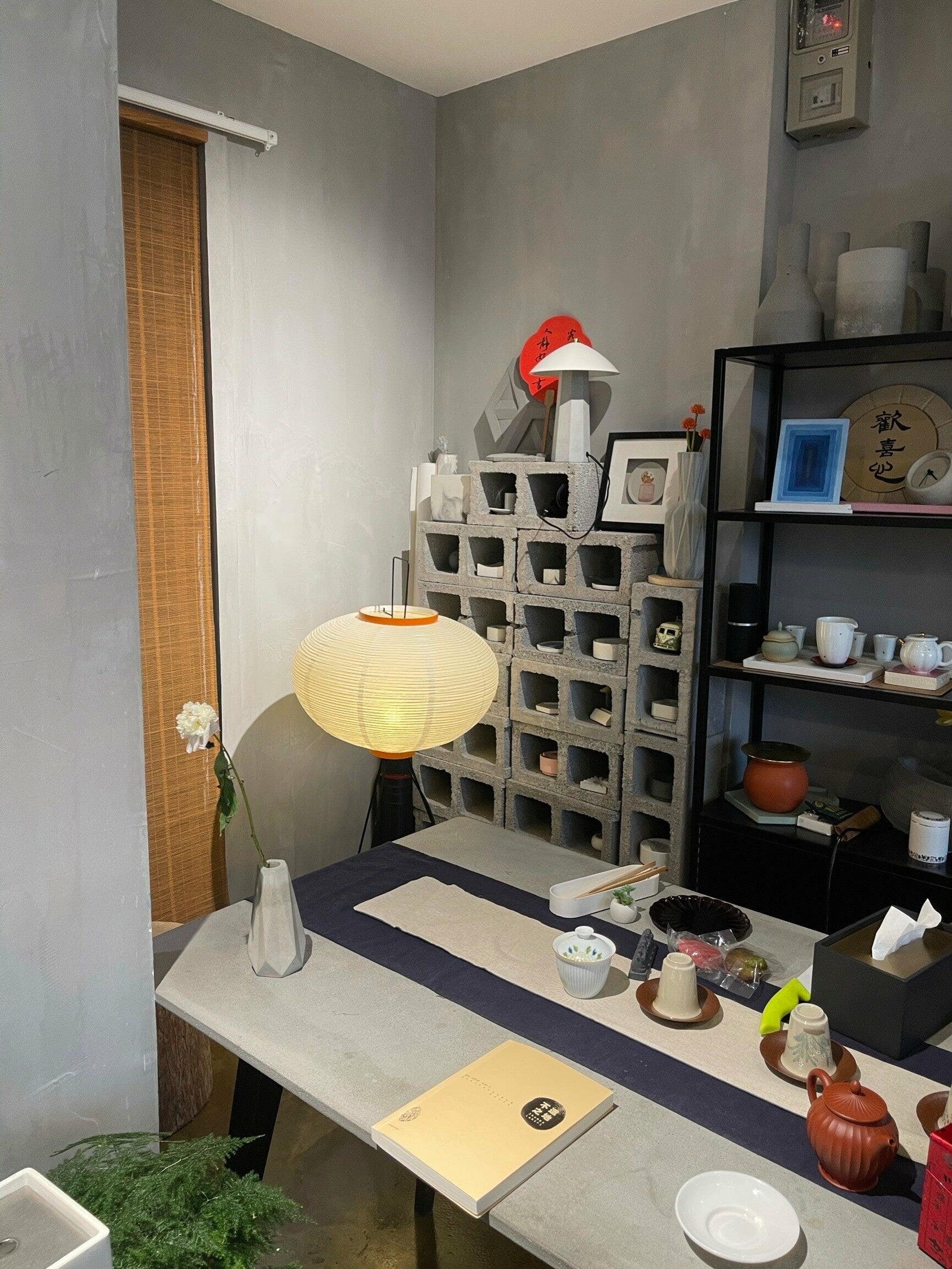 Reispapier Stehlampe | Wohnzimmer
