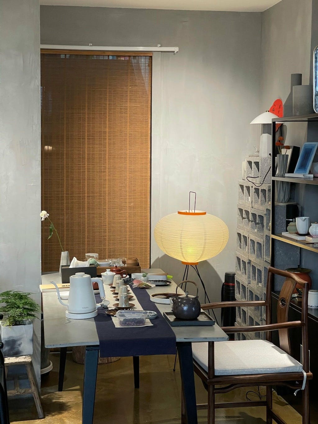 Reispapier Stehlampe | Wohnzimmer