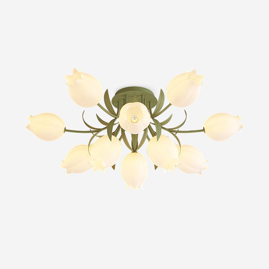 LED-Deckenleuchte in Blumenform