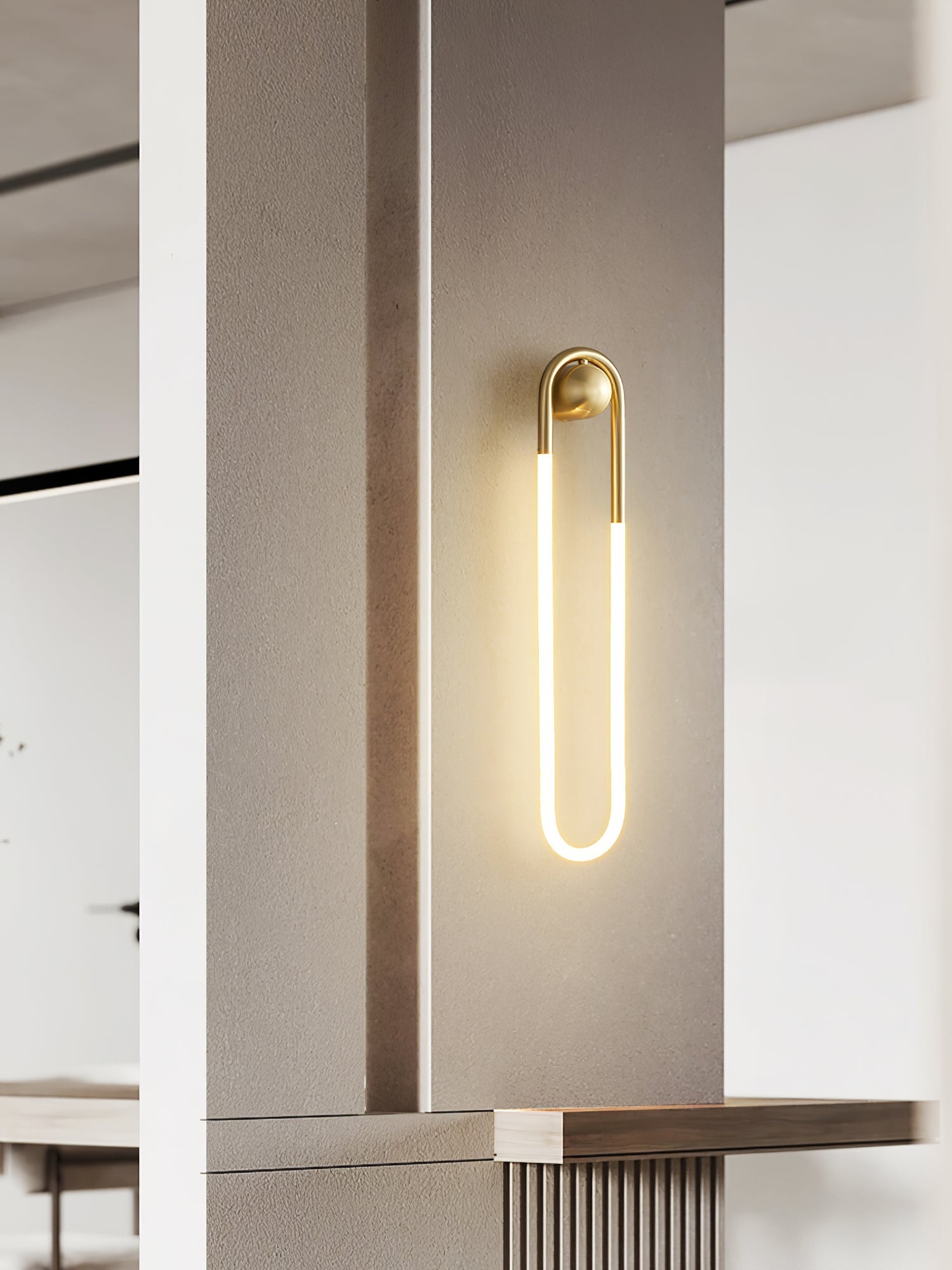 Vertikale LED-Wandleuchte