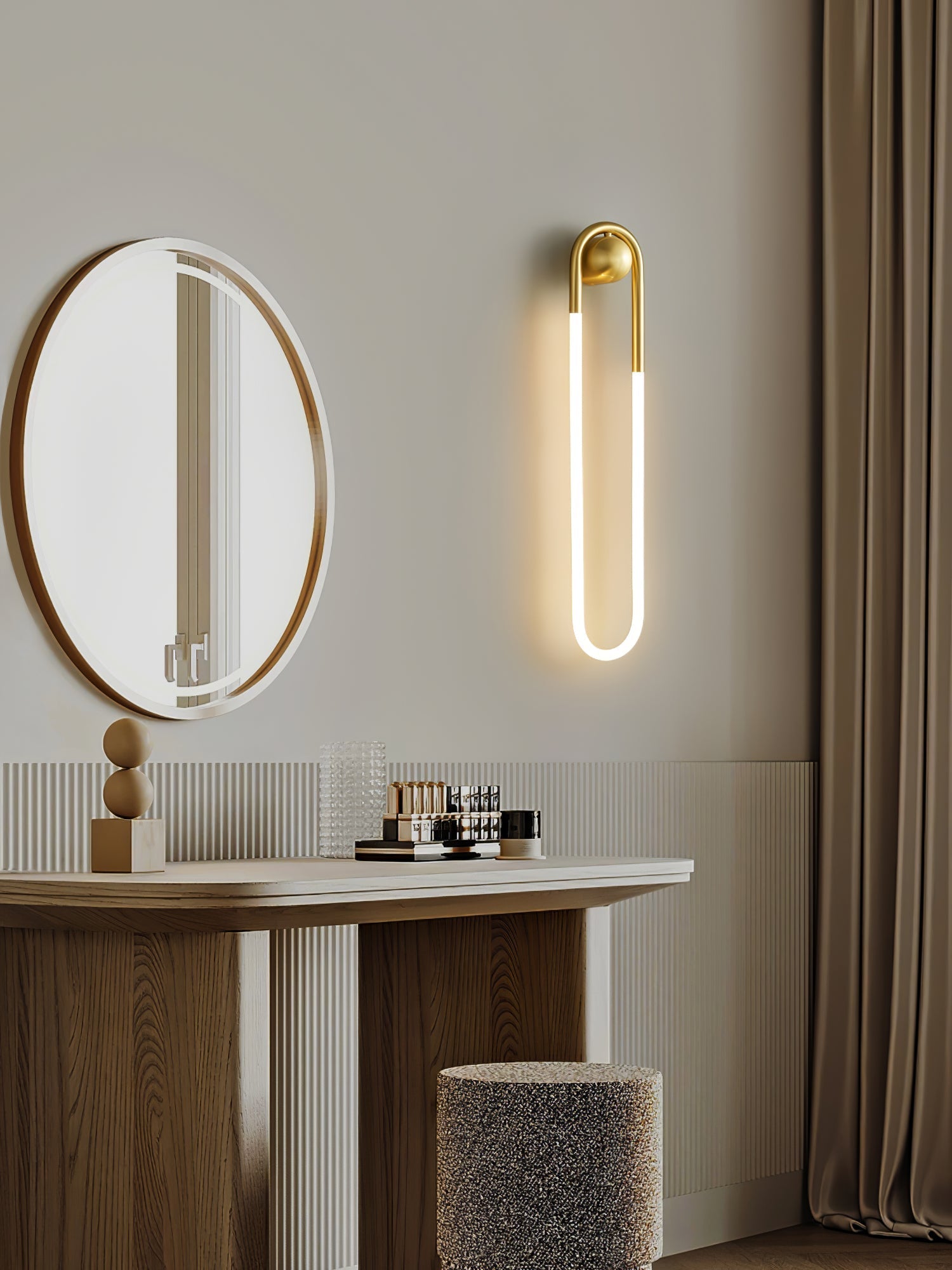 Vertikale LED-Wandleuchte