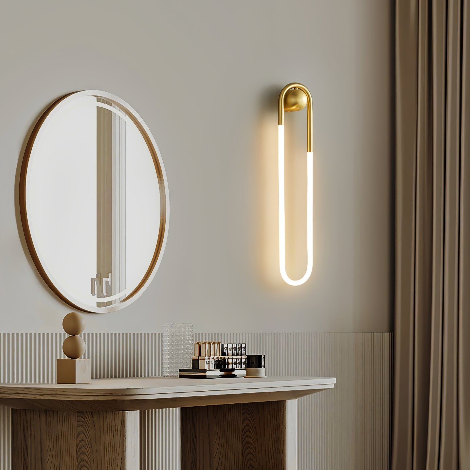 Vertikale LED-Wandleuchte