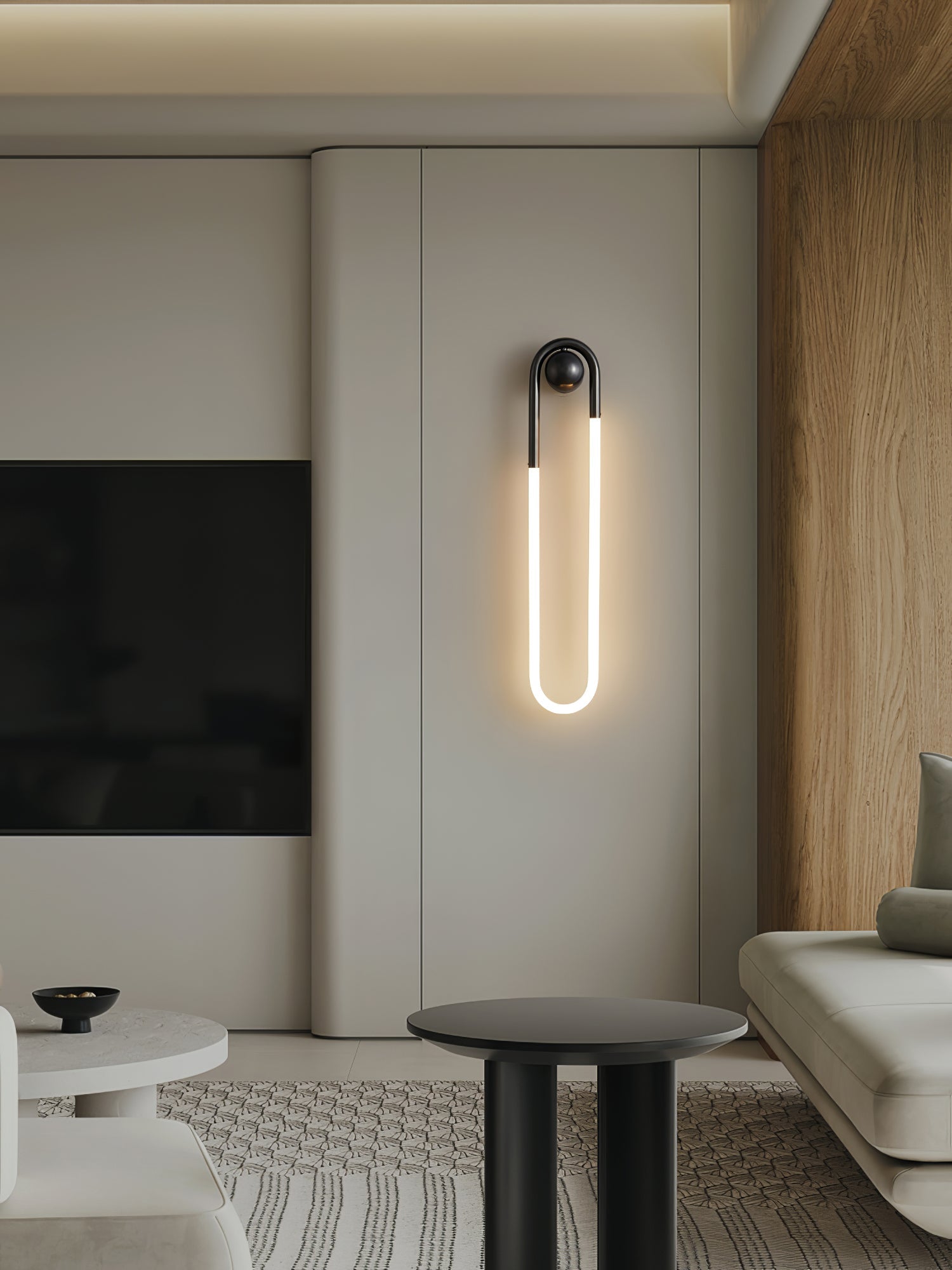 Vertikale LED-Wandleuchte