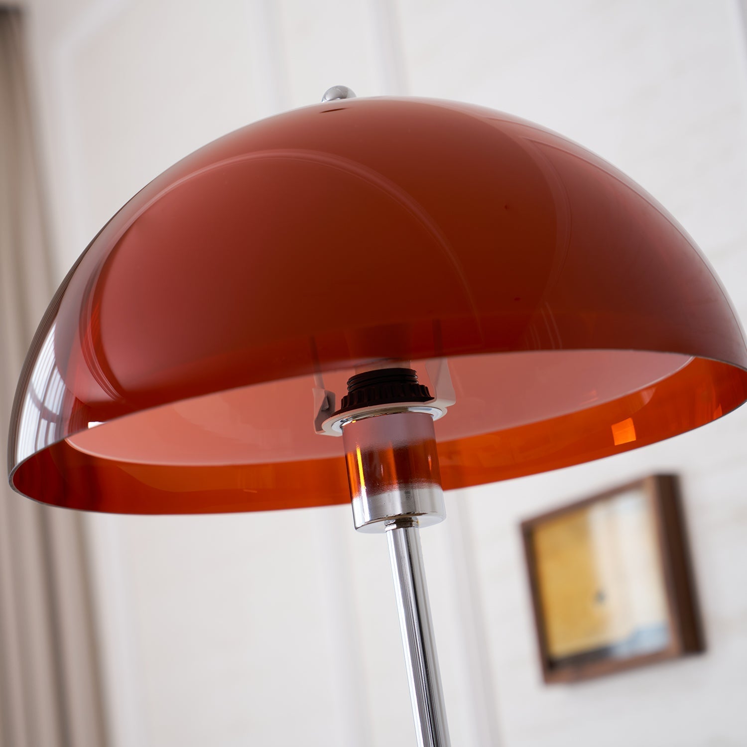 Glas-Schirm-Dom-Stehlampe