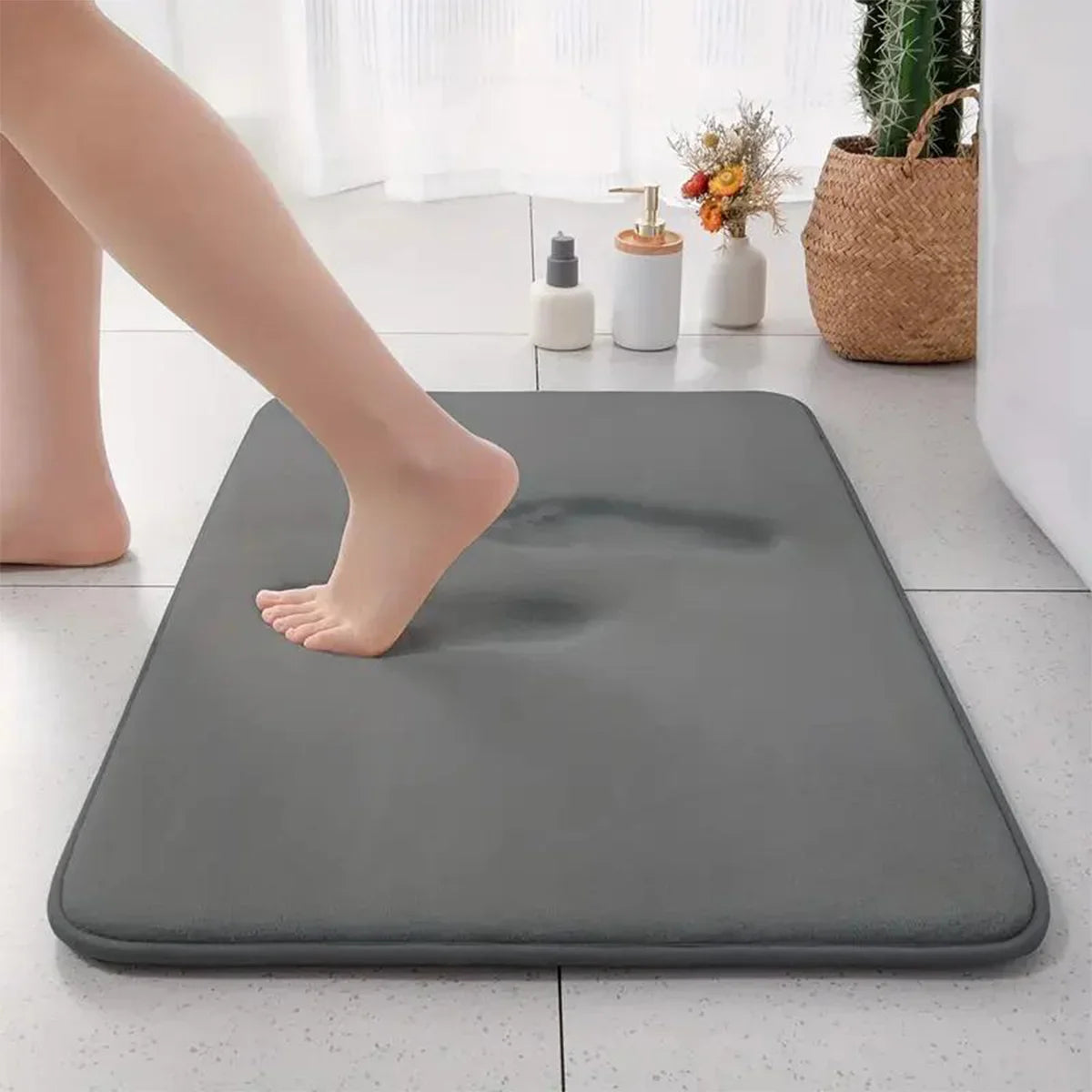 Absorbierende Rutschfeste Badematte