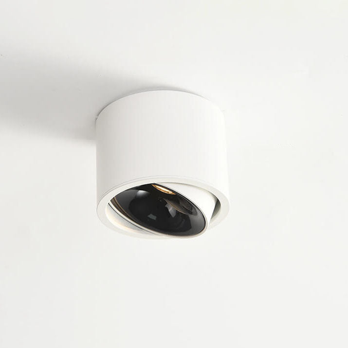 Runde, verstellbare LED-Deckenleuchte mit Spotfunktion