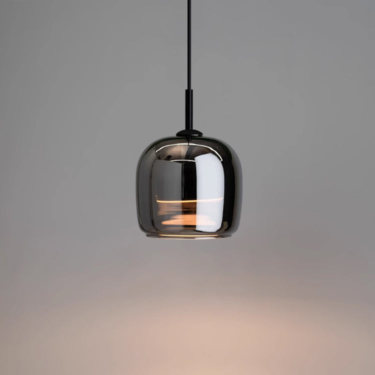 Rauchglas Kapsel Pendelleuchte
