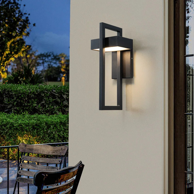 Außenwandleuchte Geometrisch Wasserdicht LED
