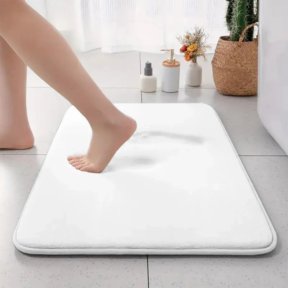 Absorbierende Rutschfeste Badematte