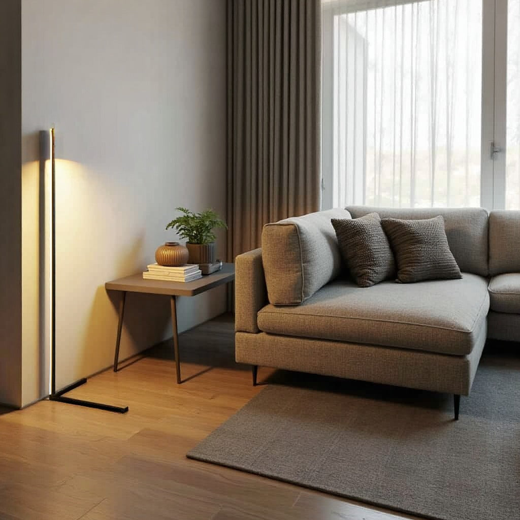 Schlanke Vertikale Stehlampe
