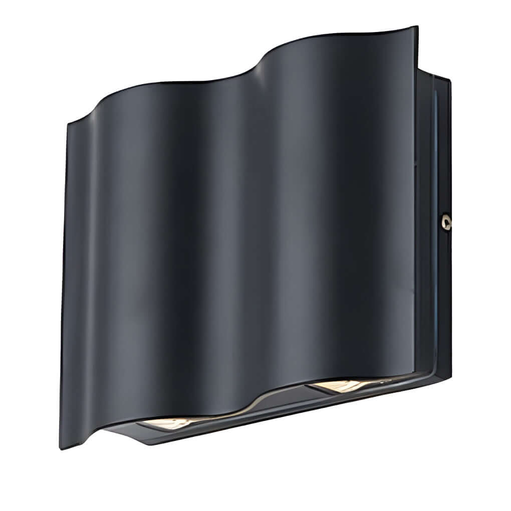 Gekrümmte Wellen-Wandlampe bidirektional
