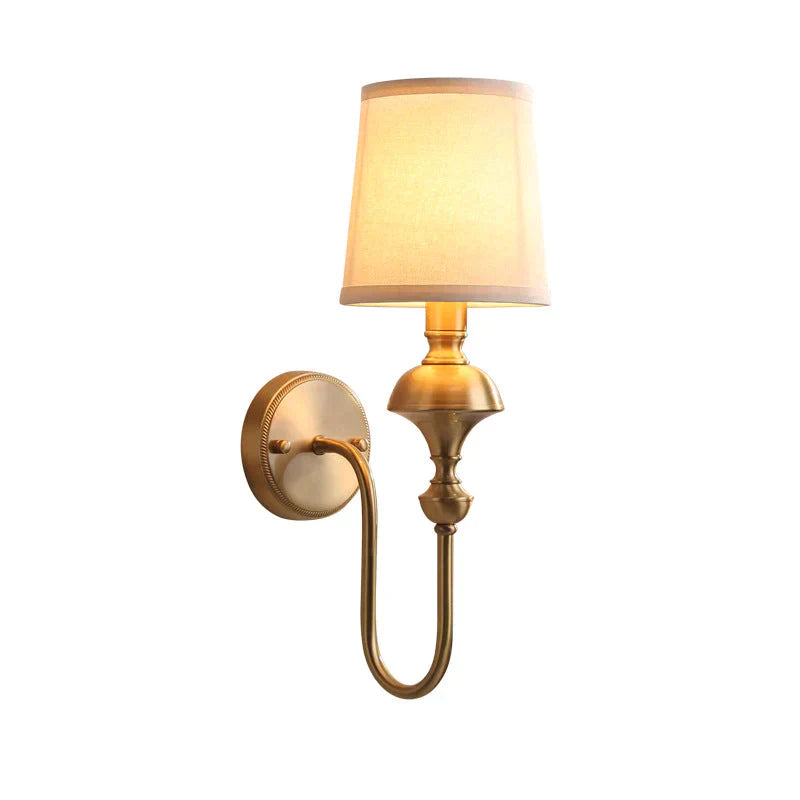 Gebogene Arm Schattierte Wandleuchte