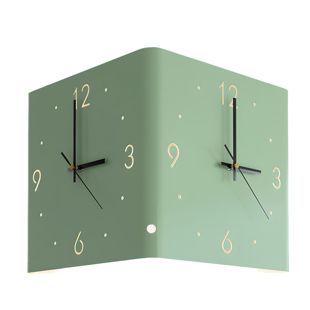 Wanduhr Lampe Quadrat Hinterleuchtet