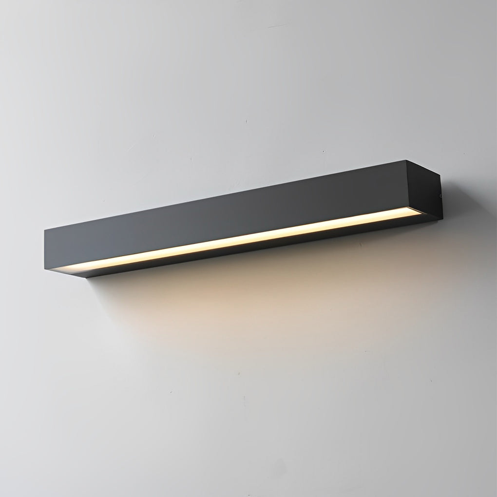 Lineare rechteckige Außenwandlampe