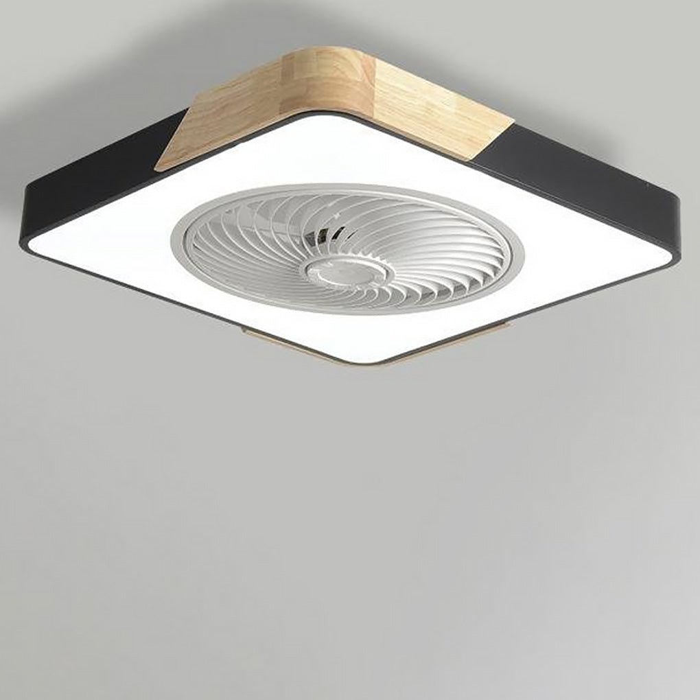 Flacher Deckenventilator mit LED-Beleuchtung