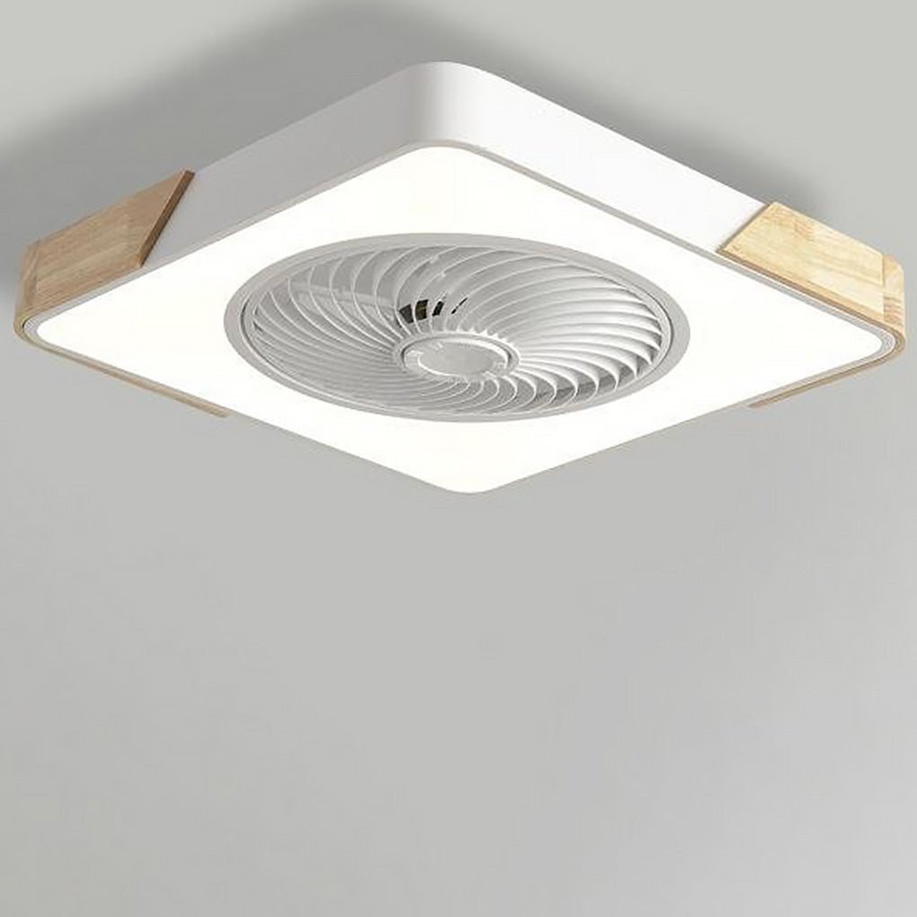 Flacher Deckenventilator mit LED-Beleuchtung