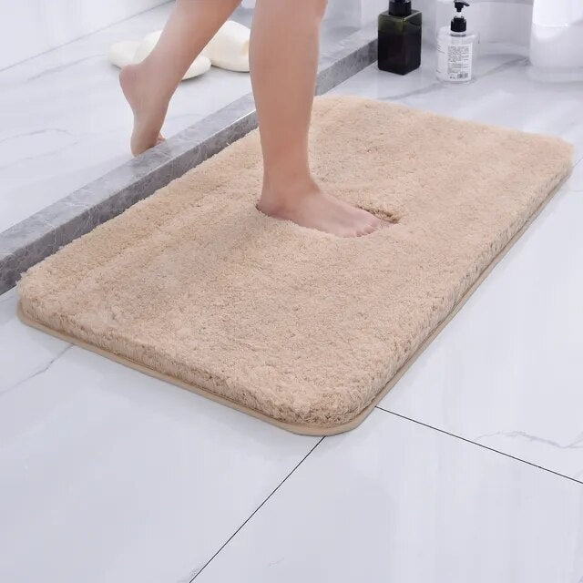 Rutschfeste Plush-Badematte