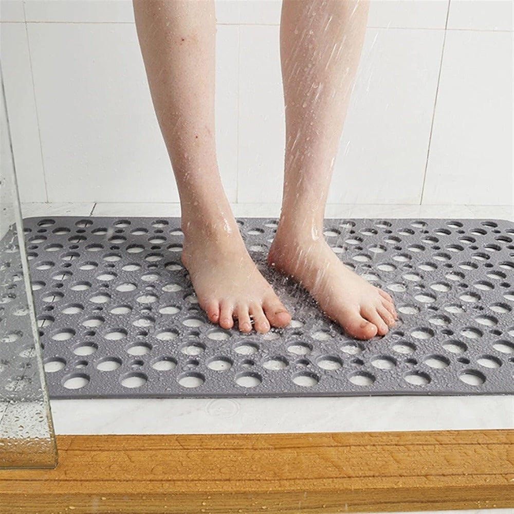 Große Badematte mit rutschfester Beschichtung