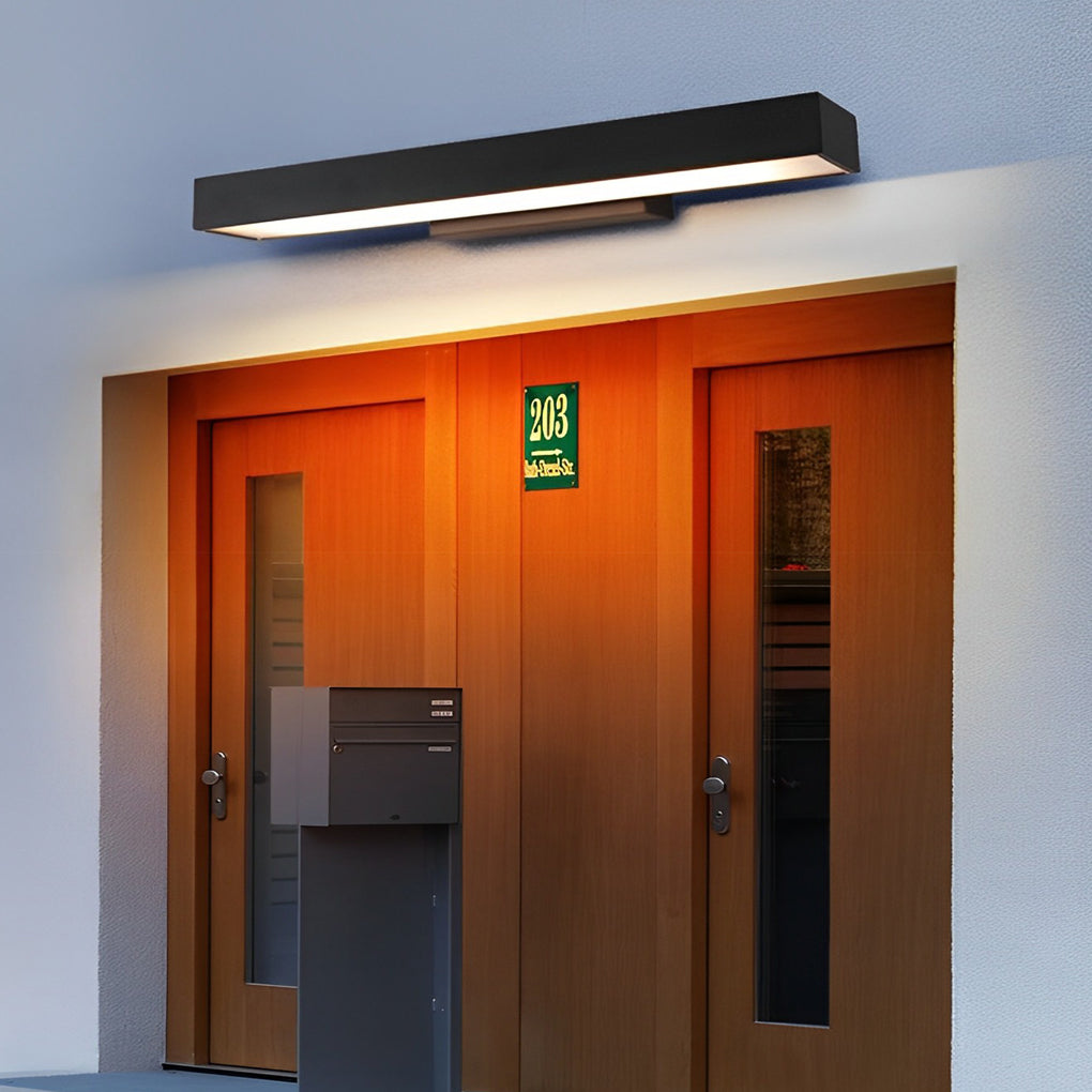 Lineare rechteckige LED-Wandleuchte