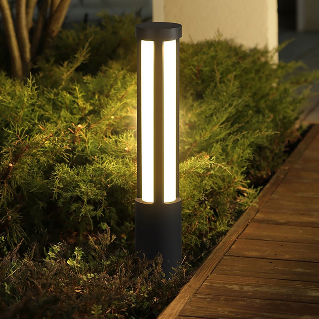 Lineare Säulen-Gartenlampe Stehend