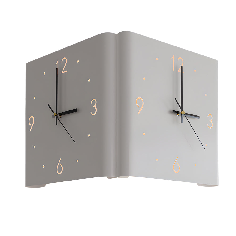 Wanduhr Lampe Quadrat Hinterleuchtet