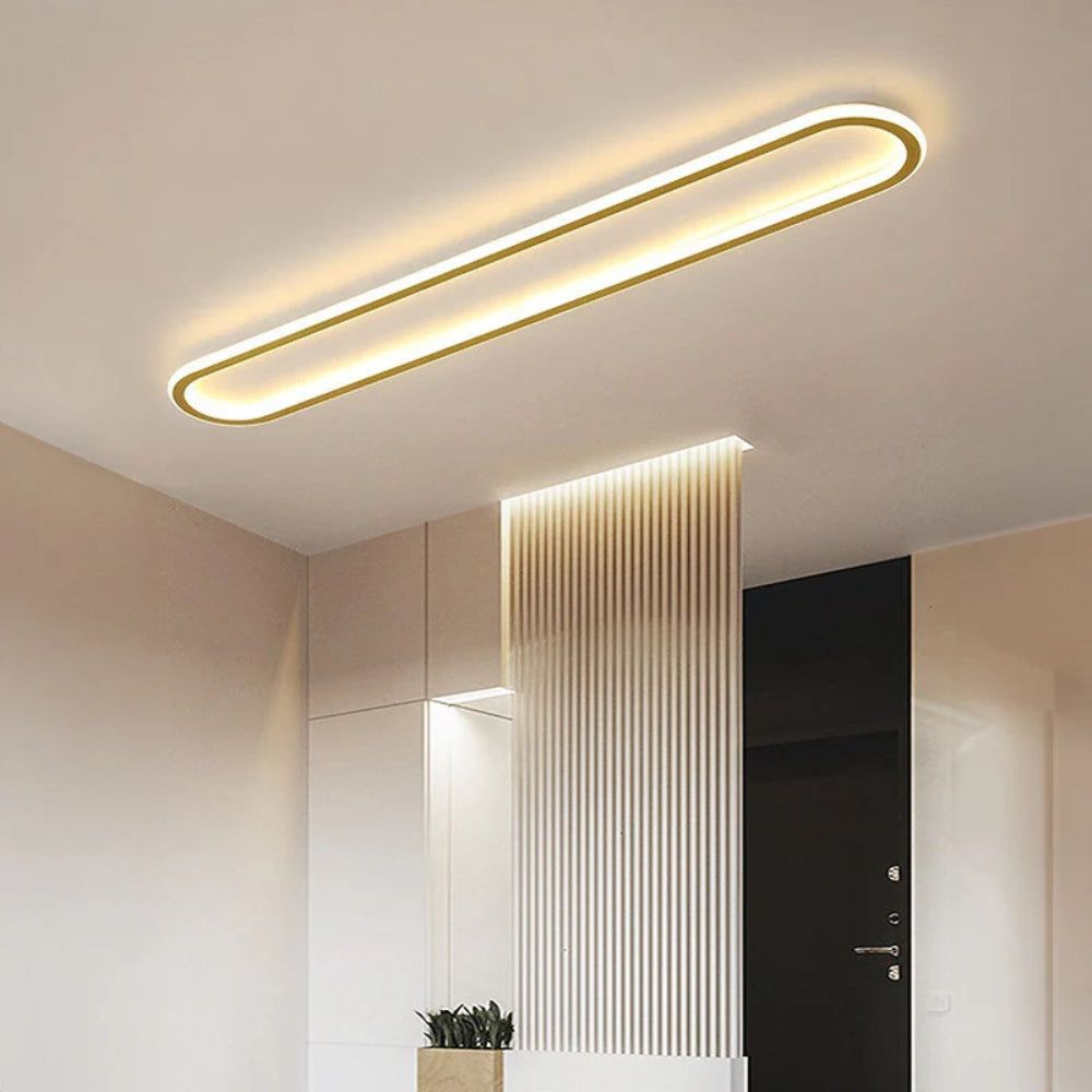 Abgerundete rechteckige Deckenleuchte | LED