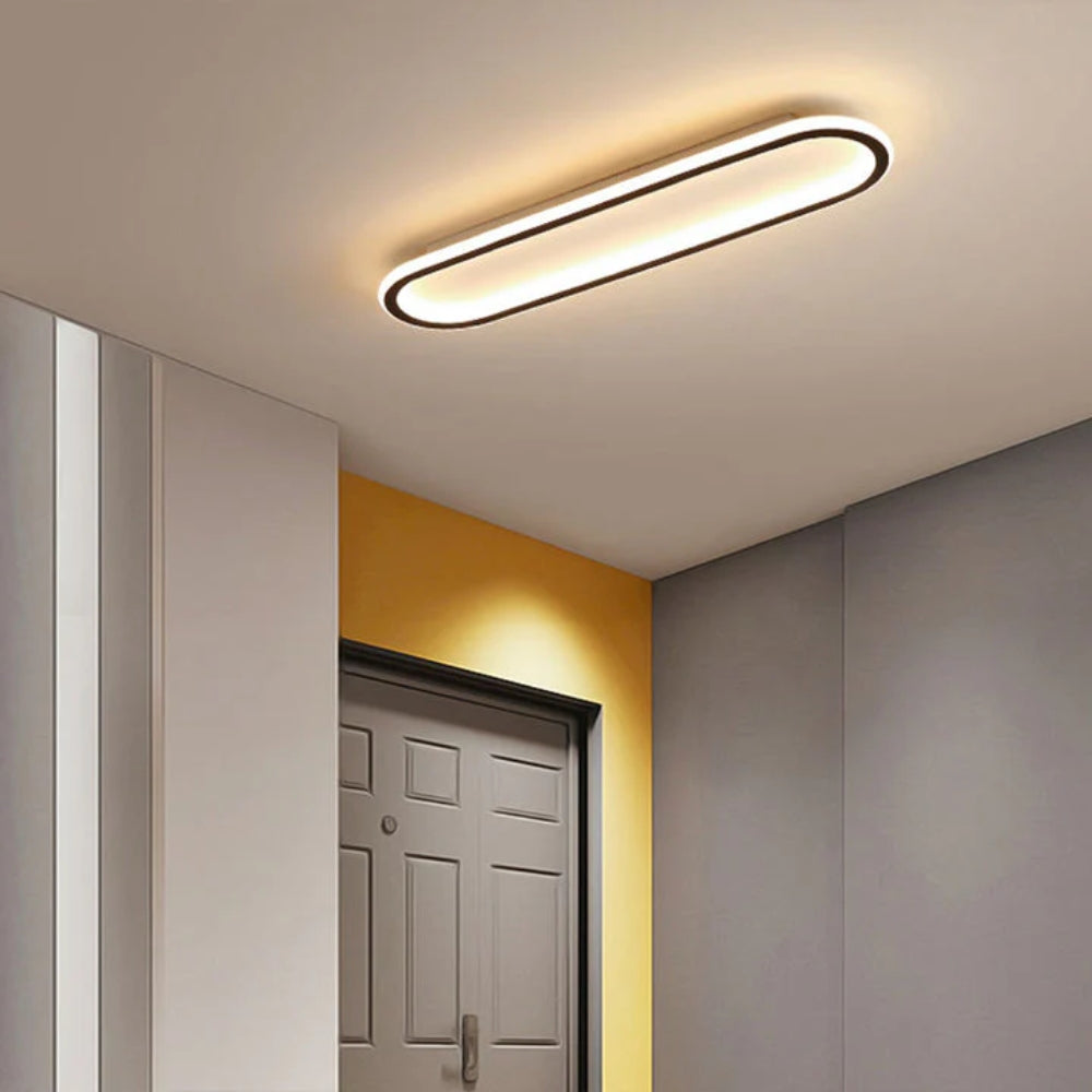 Abgerundete rechteckige Deckenleuchte | LED