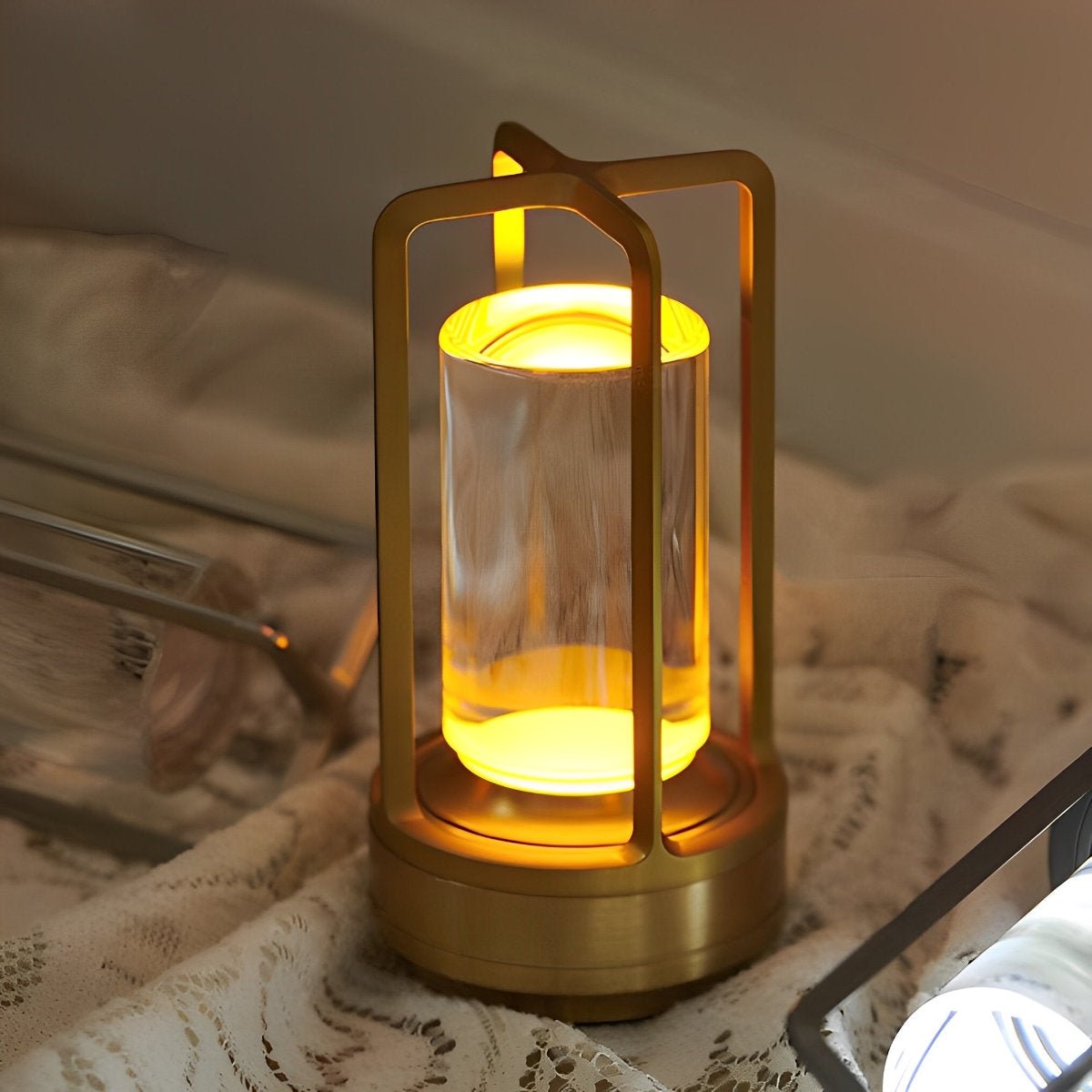 Freistehende Tischlampe Wiederaufladbar und Kabellos