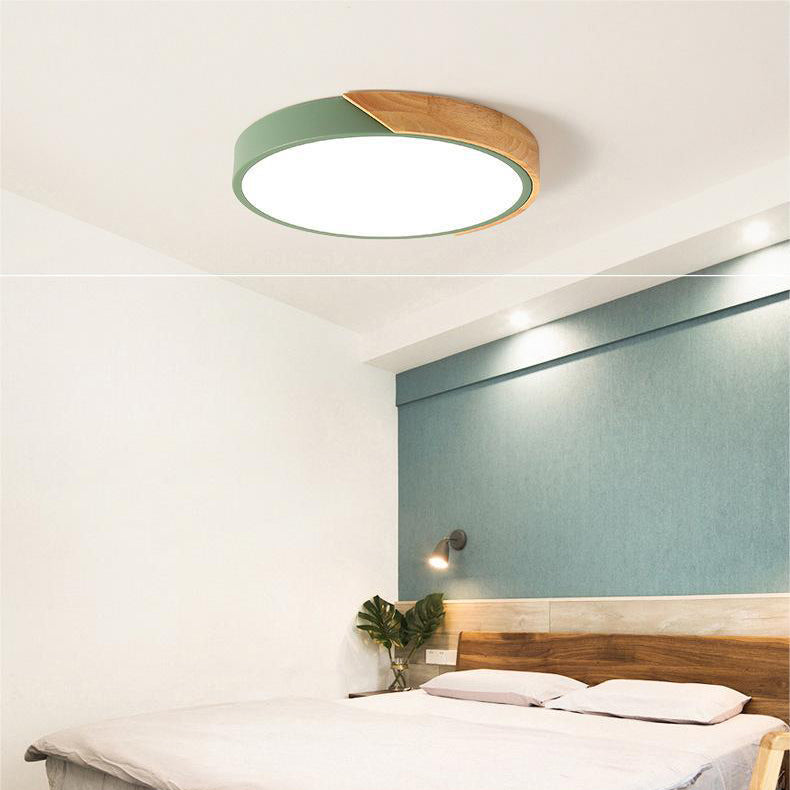 Holz-Deckenleuchte | LED